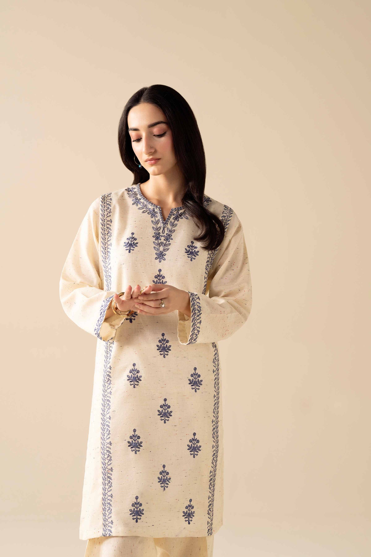 2 Piece - Embroidered Suit - PW25-271