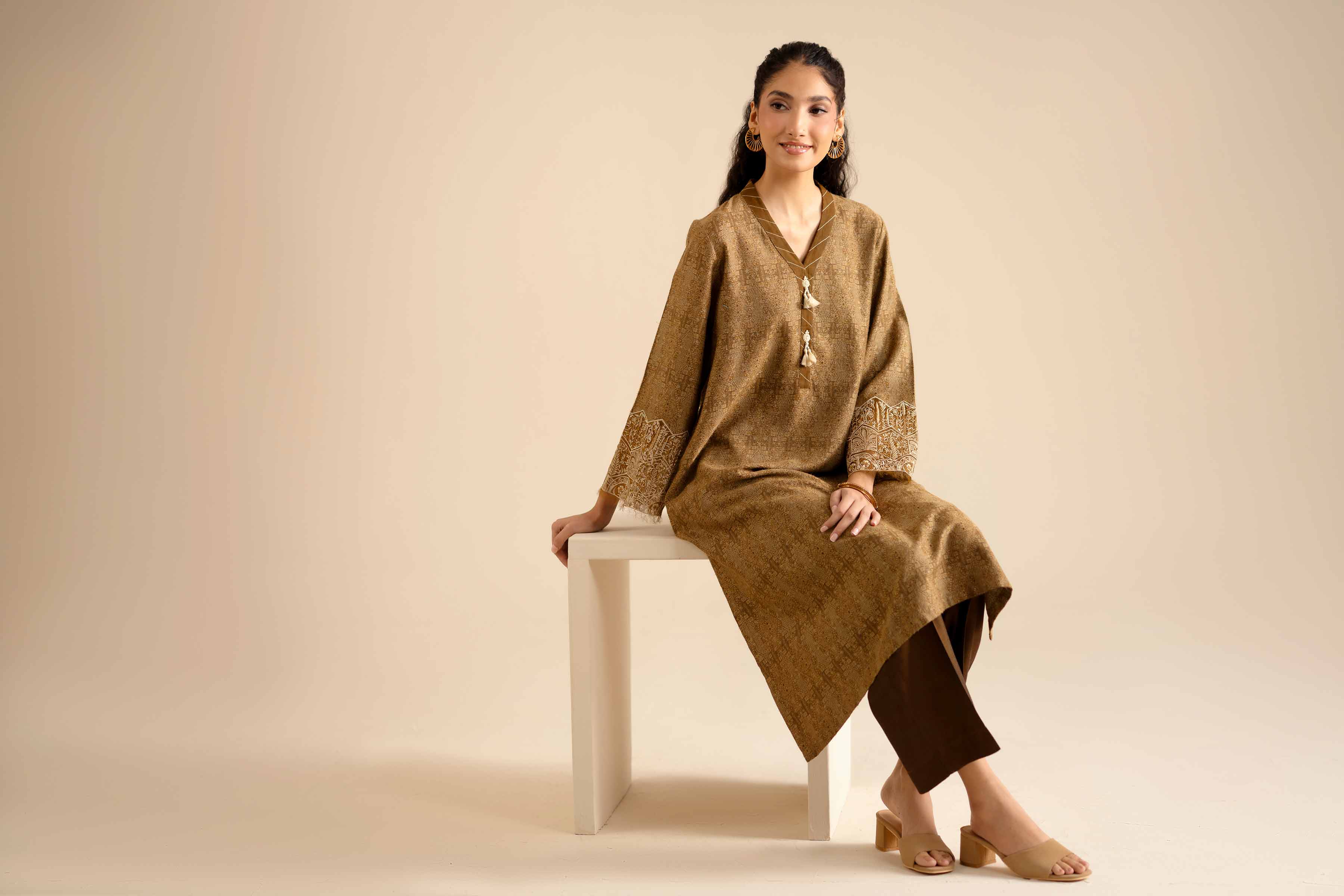 2 Piece - Embroidered Suit - PW25-273 for Women - Pret Collection | Nishat | Shop Online