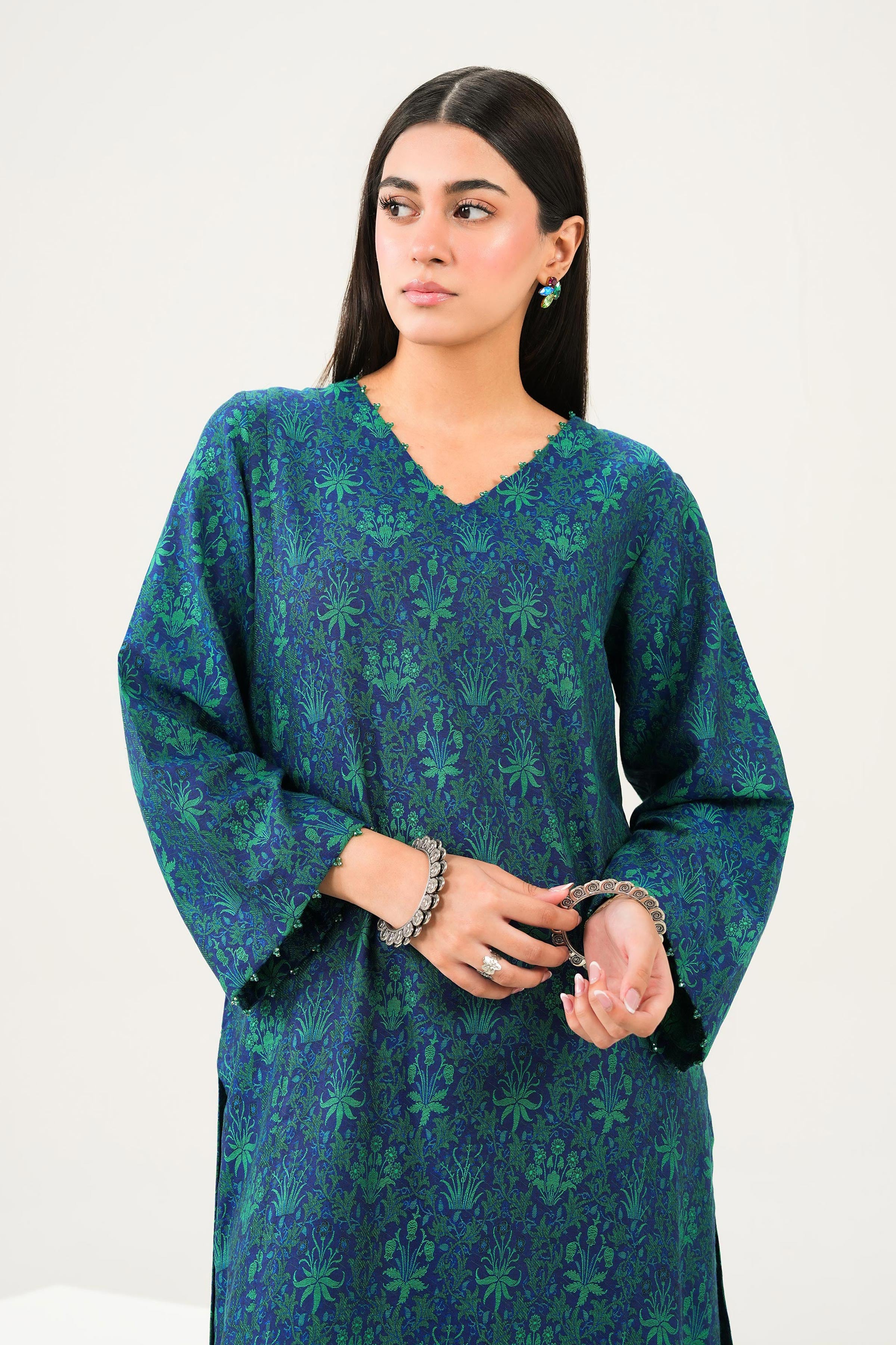 Embroidered Shirt - PW25-274 for Women - Pret Collection | Nishat | Shop Online