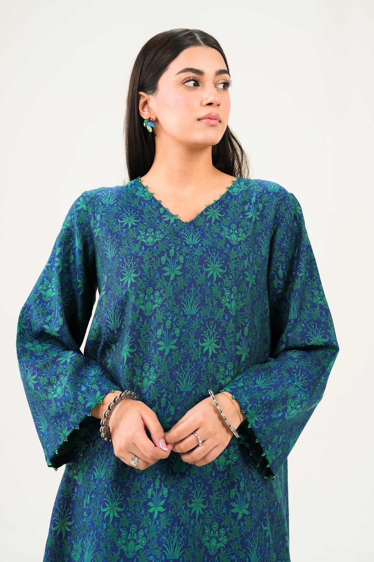 Embroidered Shirt - PW25-274 for Women - Pret Collection | Nishat | Shop Online