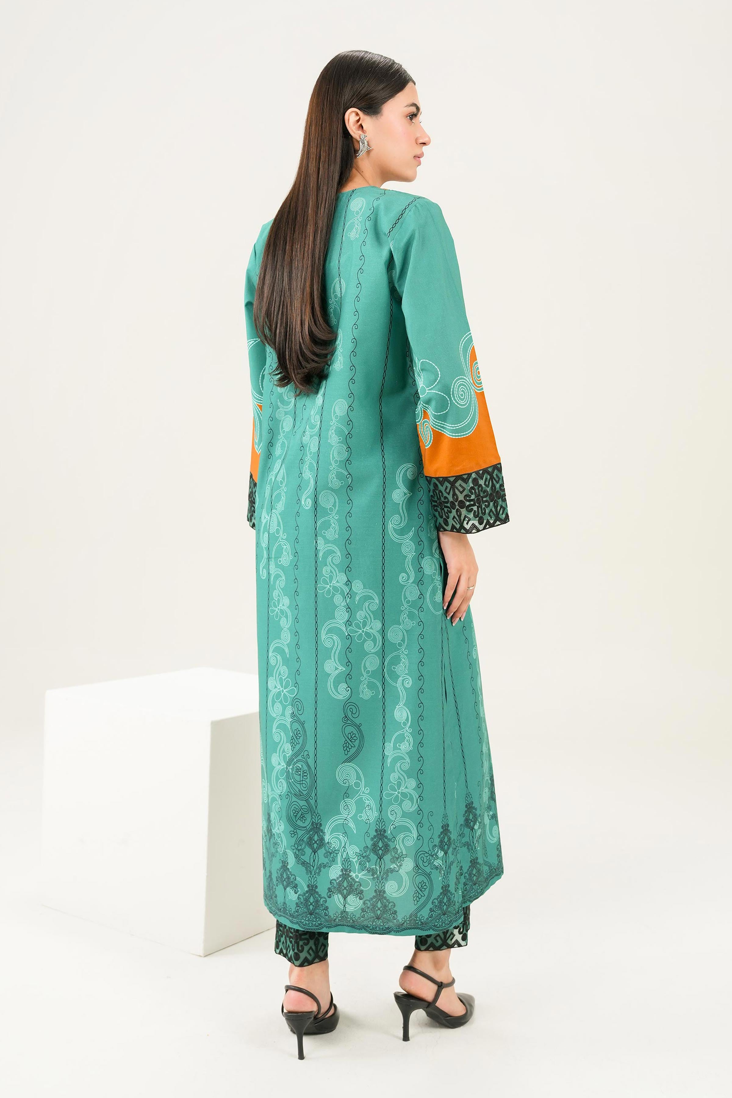 2 Piece - Printed Embroidered Suit - PW25-279 for Women - Pret Collection | Nishat | Shop Online