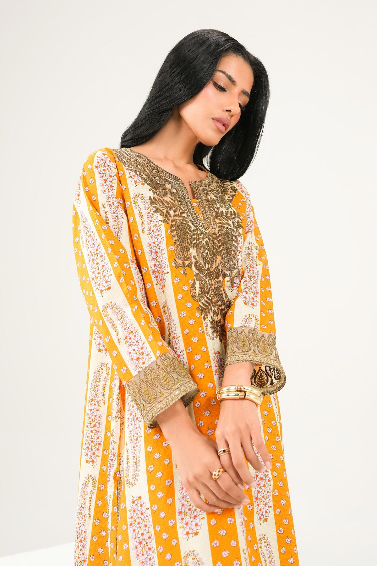 2 Piece - Printed Embroidered Suit - PW25-281 for Women - Pret Collection | Nishat | Shop Online