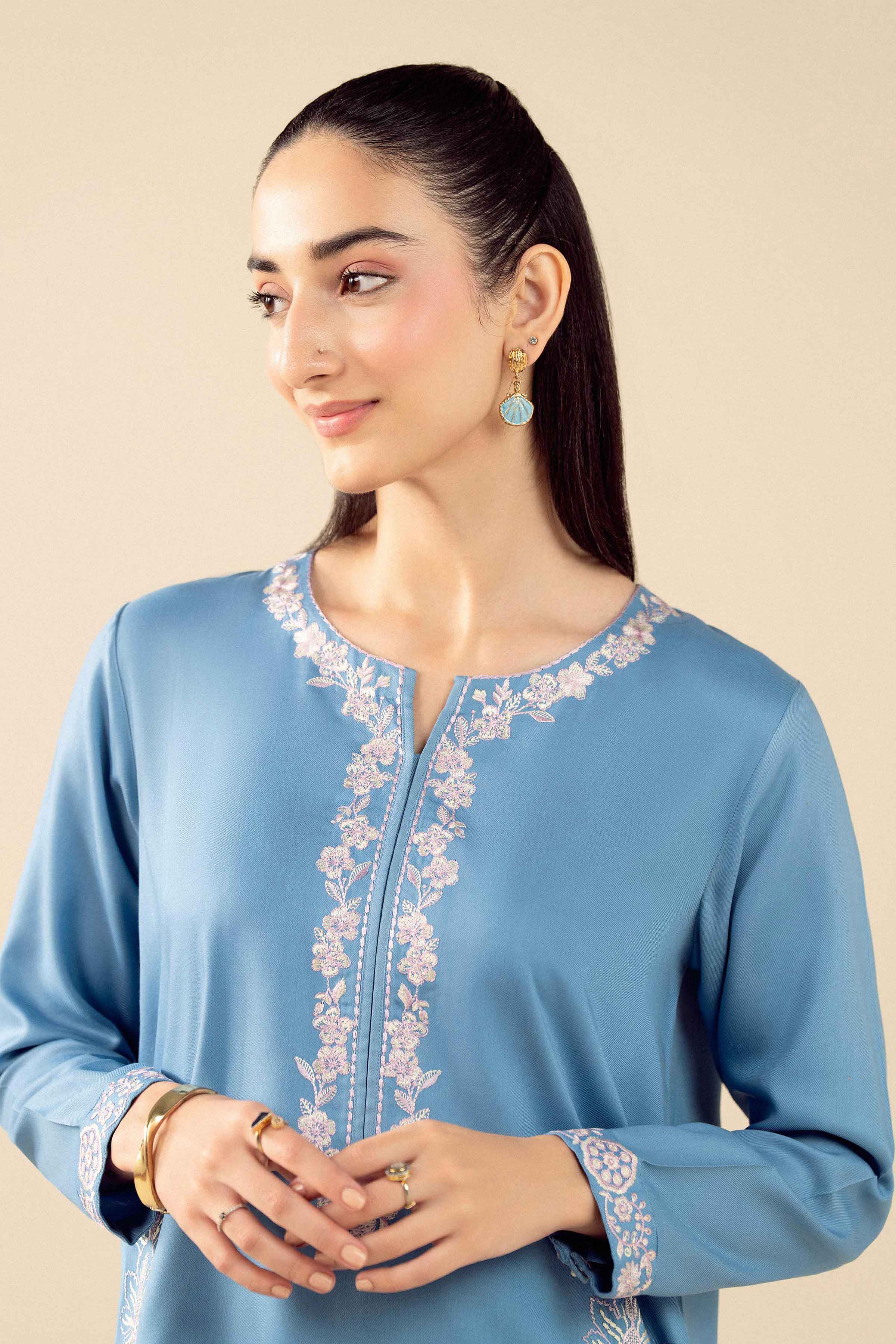 2 Piece - Embroidered Suit - PW25-285 for Women - Pret Collection | Nishat | Shop Online