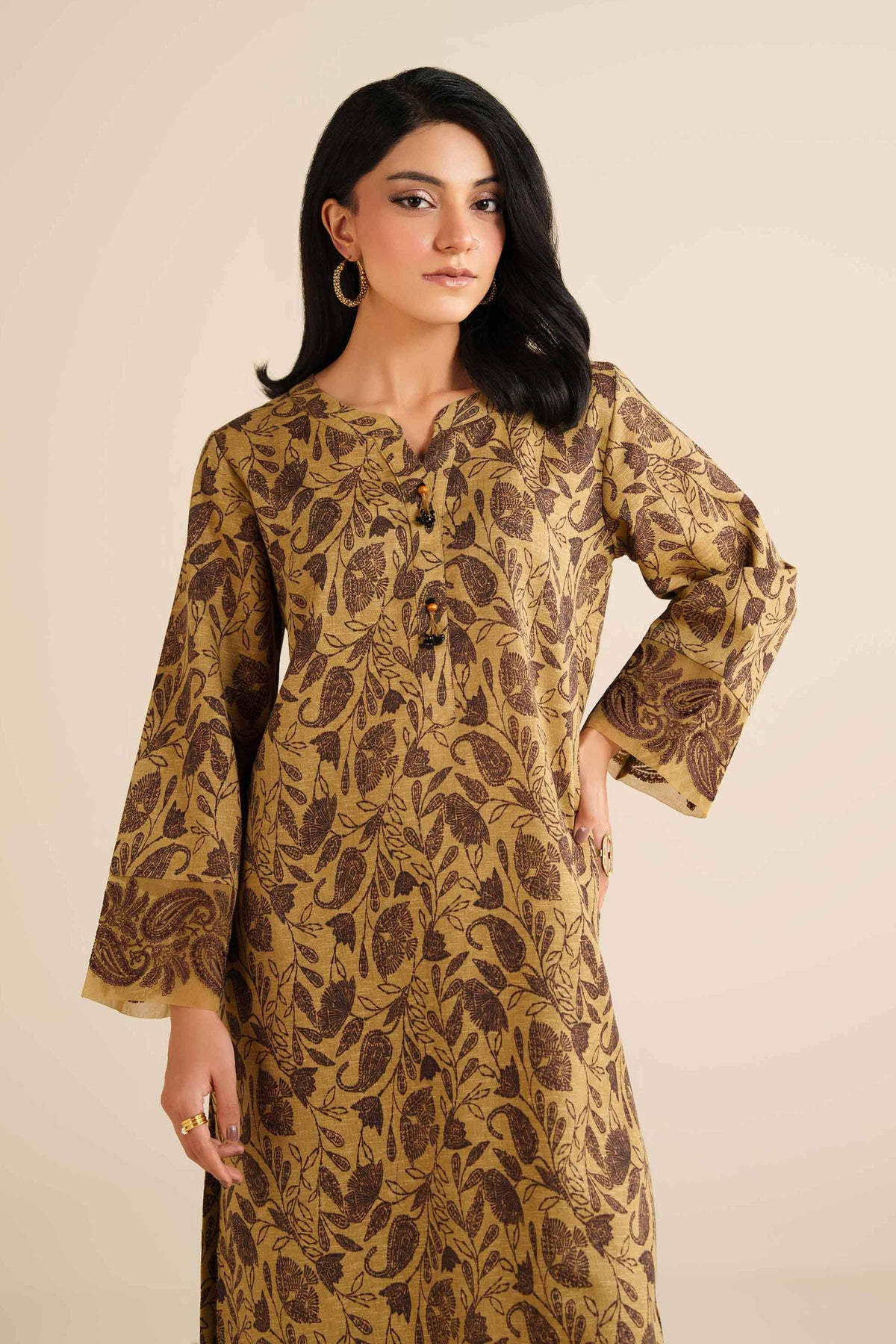 2 Piece - Printed Embroidered Suit - PW25-293 for Women - Pret Collection | Nishat | Shop Online