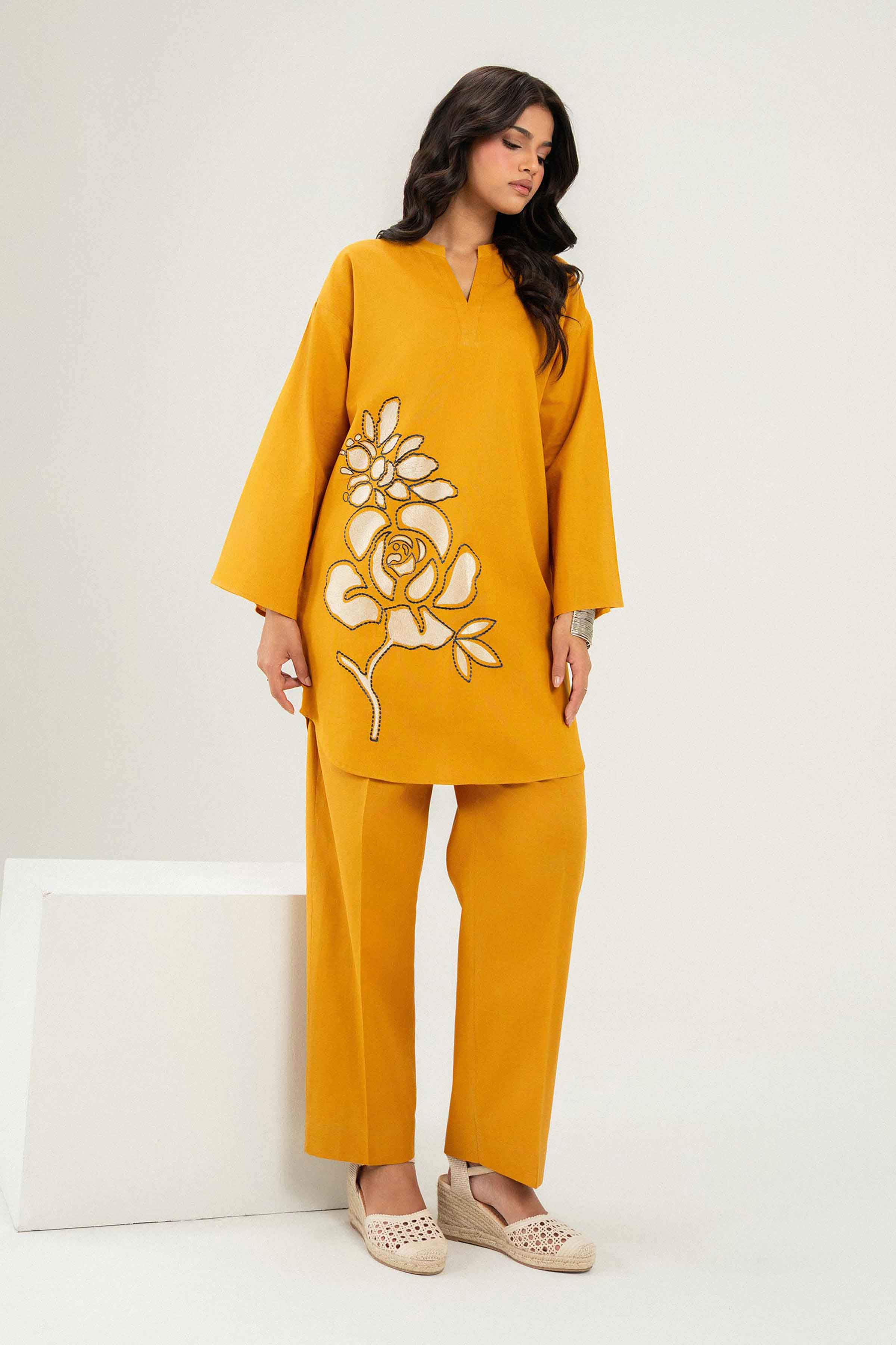 2 Piece - Embroidered Suit - PW25-295 for Women - Pret Collection | Nishat | Shop Online