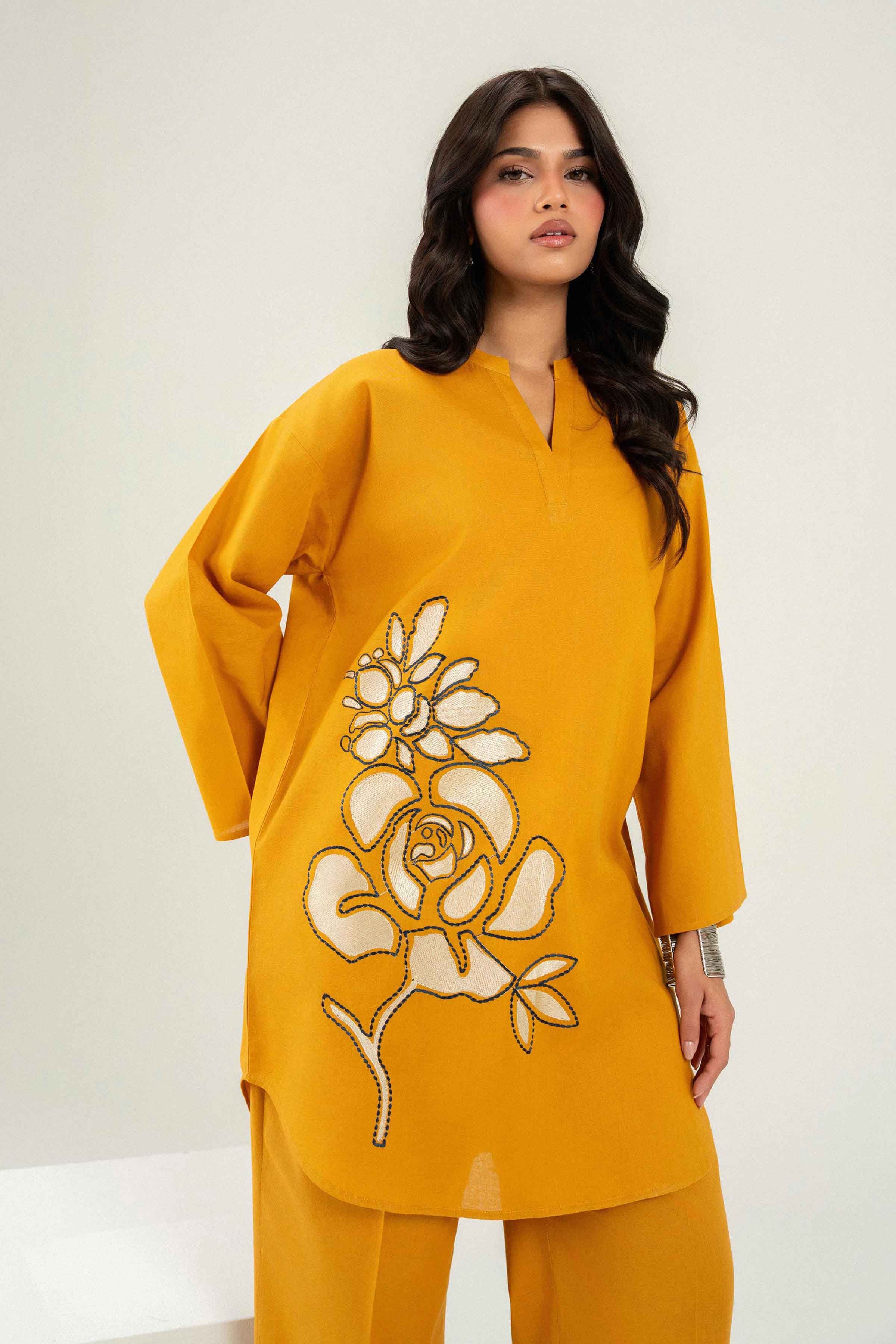 2 Piece - Embroidered Suit - PW25-295 for Women - Pret Collection | Nishat | Shop Online
