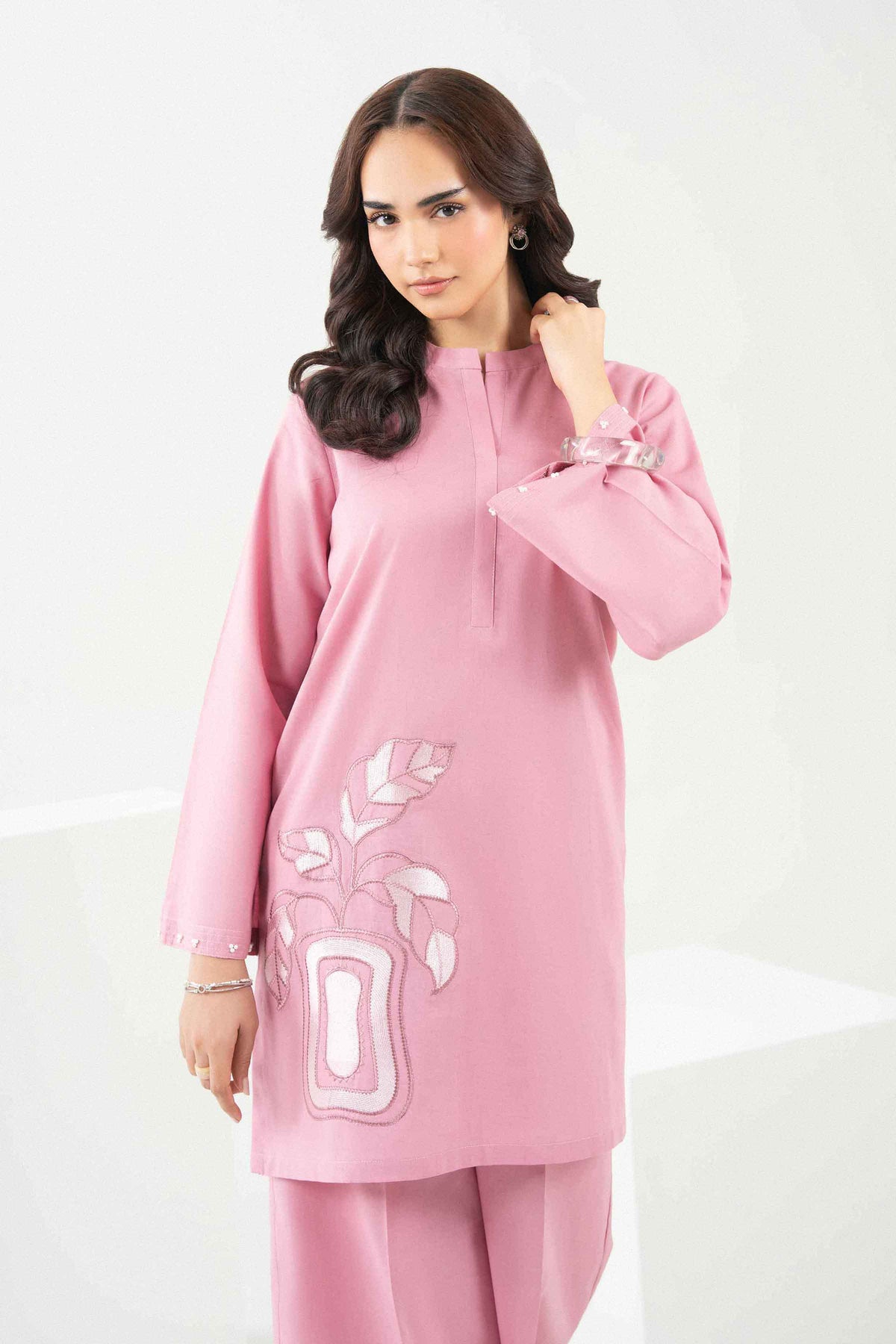 2 Piece - Embroidered Suit - PW25-297 for Women - Pret Collection | Nishat | Shop Online