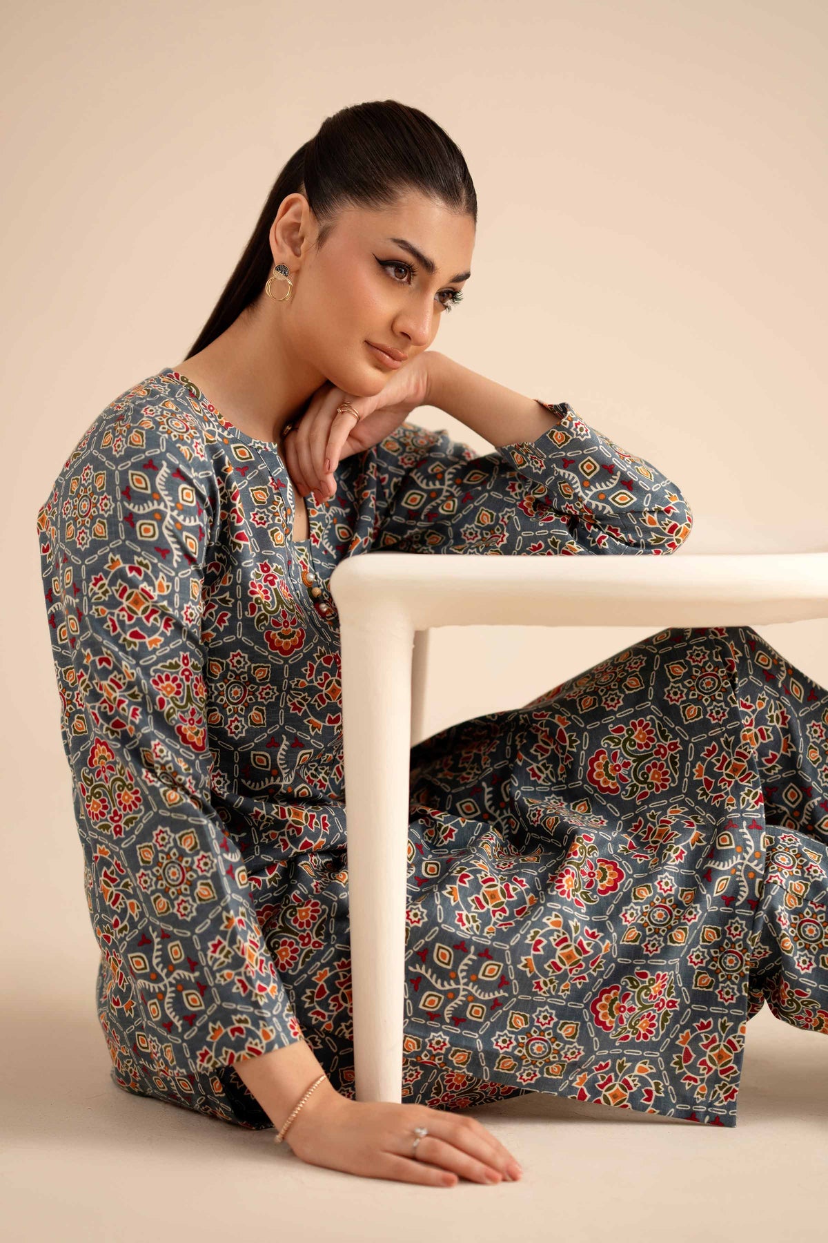 2 Piece - Printed Suit - PW25-305 for Women - Pret Collection | Nishat | Shop Online