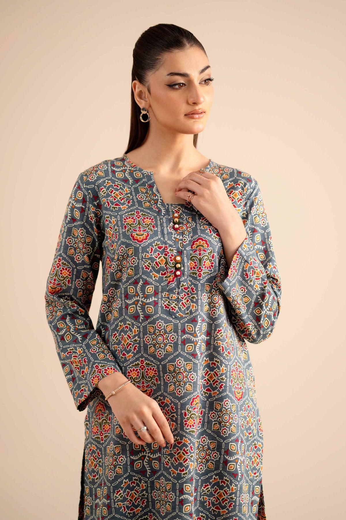2 Piece - Printed Suit - PW25-305 for Women - Pret Collection | Nishat | Shop Online
