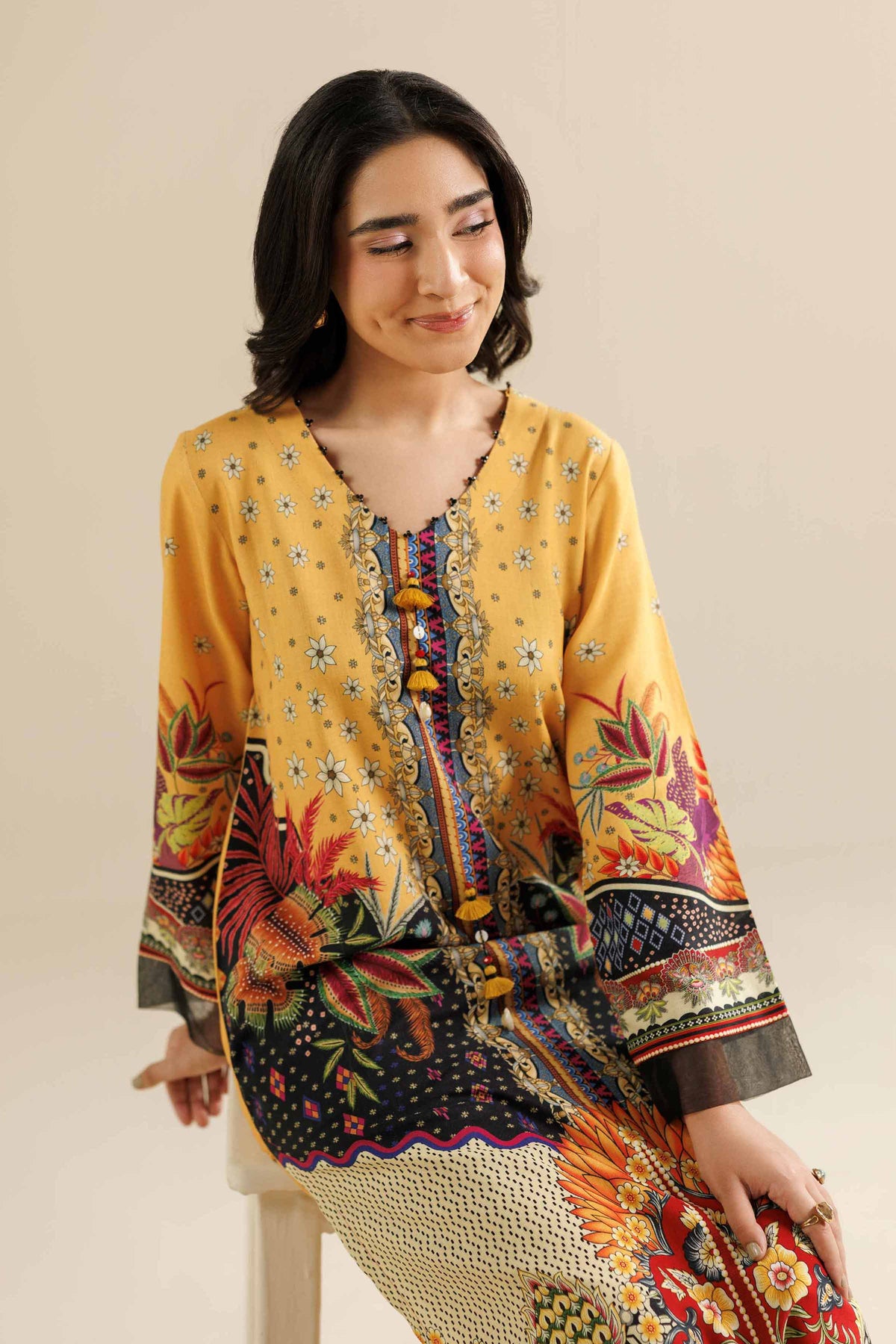 2 Piece - Printed Suit - PW25-328 for Women - Pret Collection | Nishat | Shop Online