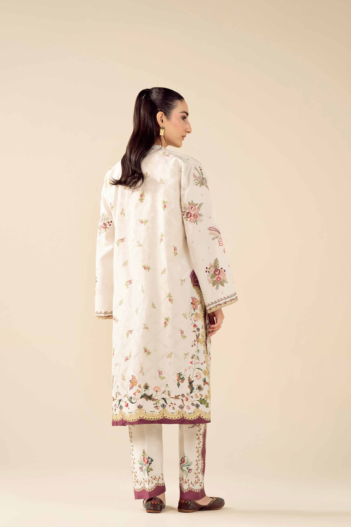 2 Piece - Printed Embroidered Suit - PW25-329 for Women - Pret Collection | Nishat | Shop Online