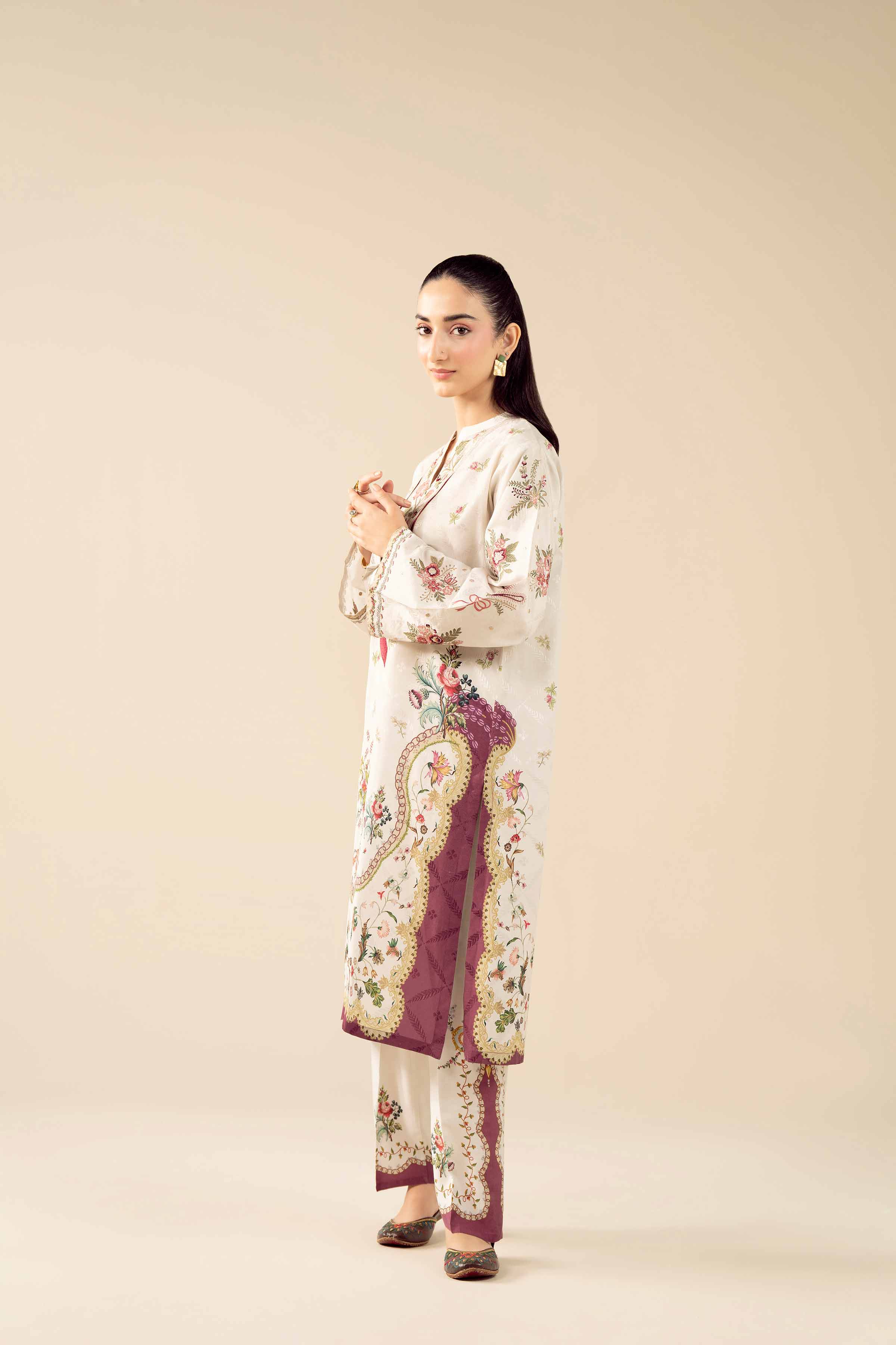 2 Piece - Printed Embroidered Suit - PW25-329 for Women - Pret Collection | Nishat | Shop Online