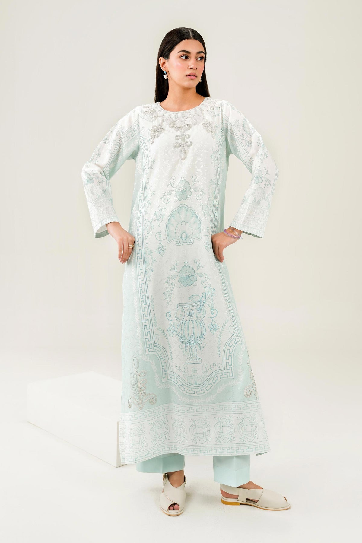 2 Piece - Printed Embroidered Suit - PW25-331 for Women - Pret Collection | Nishat | Shop Online