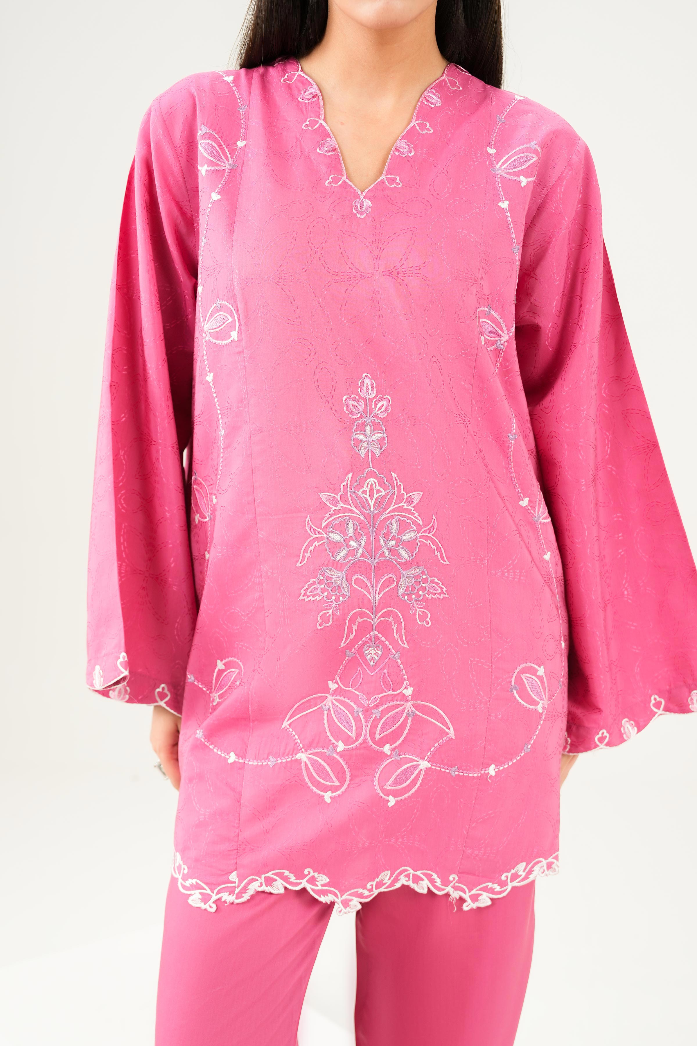 2 Piece - Embroidered Suit - PW25-335 for Women - Pret Collection | Nishat | Shop Online