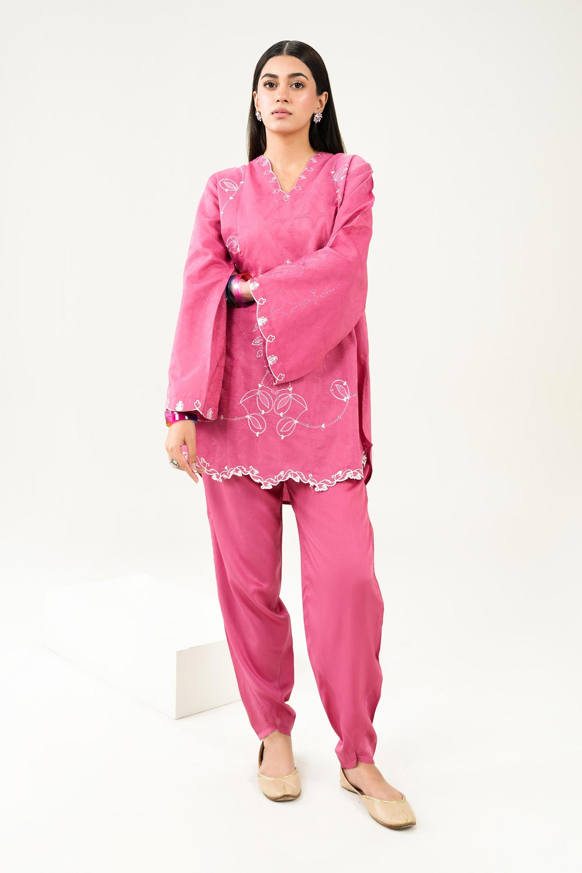 2 Piece - Embroidered Suit - PW25-335 for Women - Pret Collection | Nishat | Shop Online