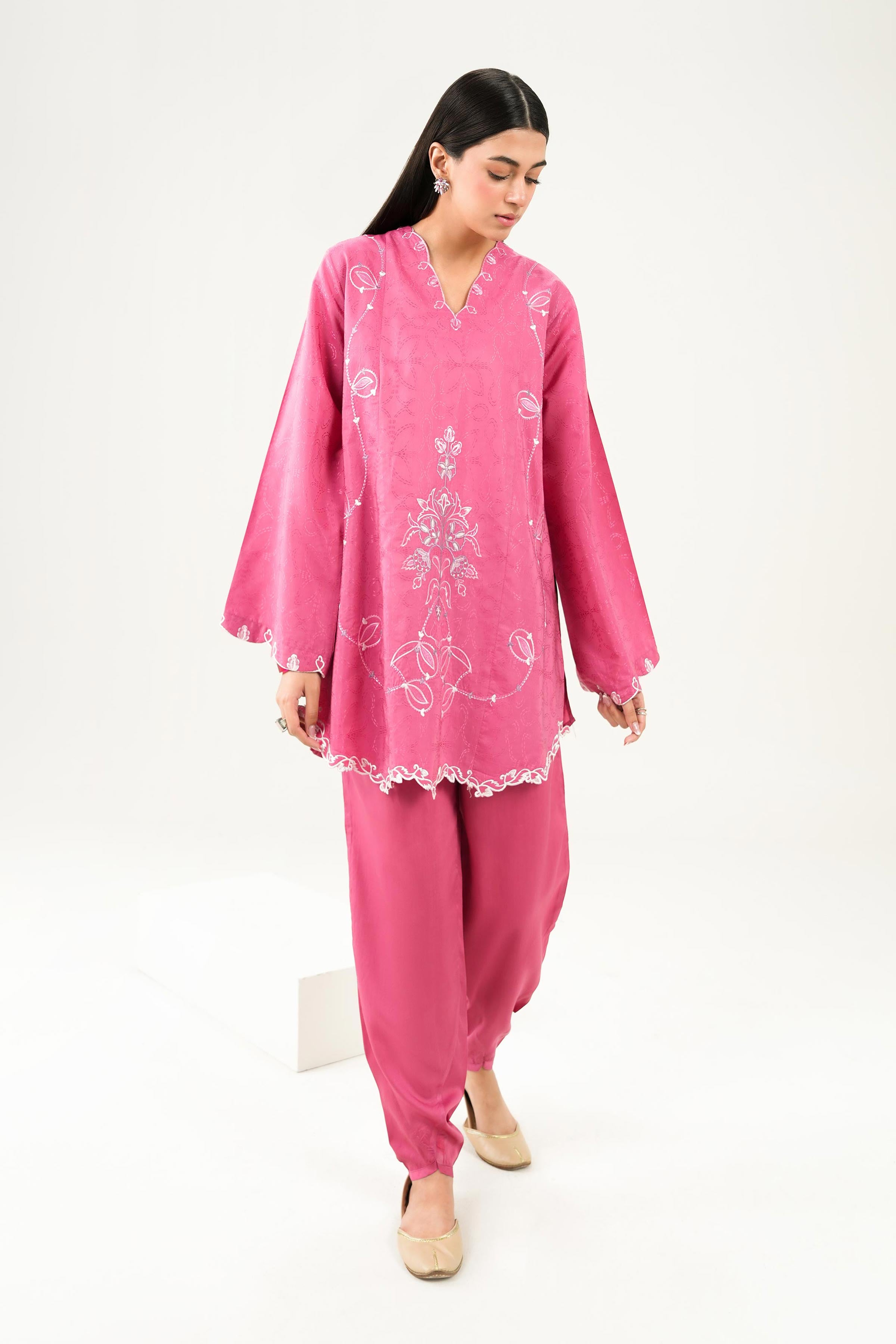 2 Piece - Embroidered Suit - PW25-335 for Women - Pret Collection | Nishat | Shop Online