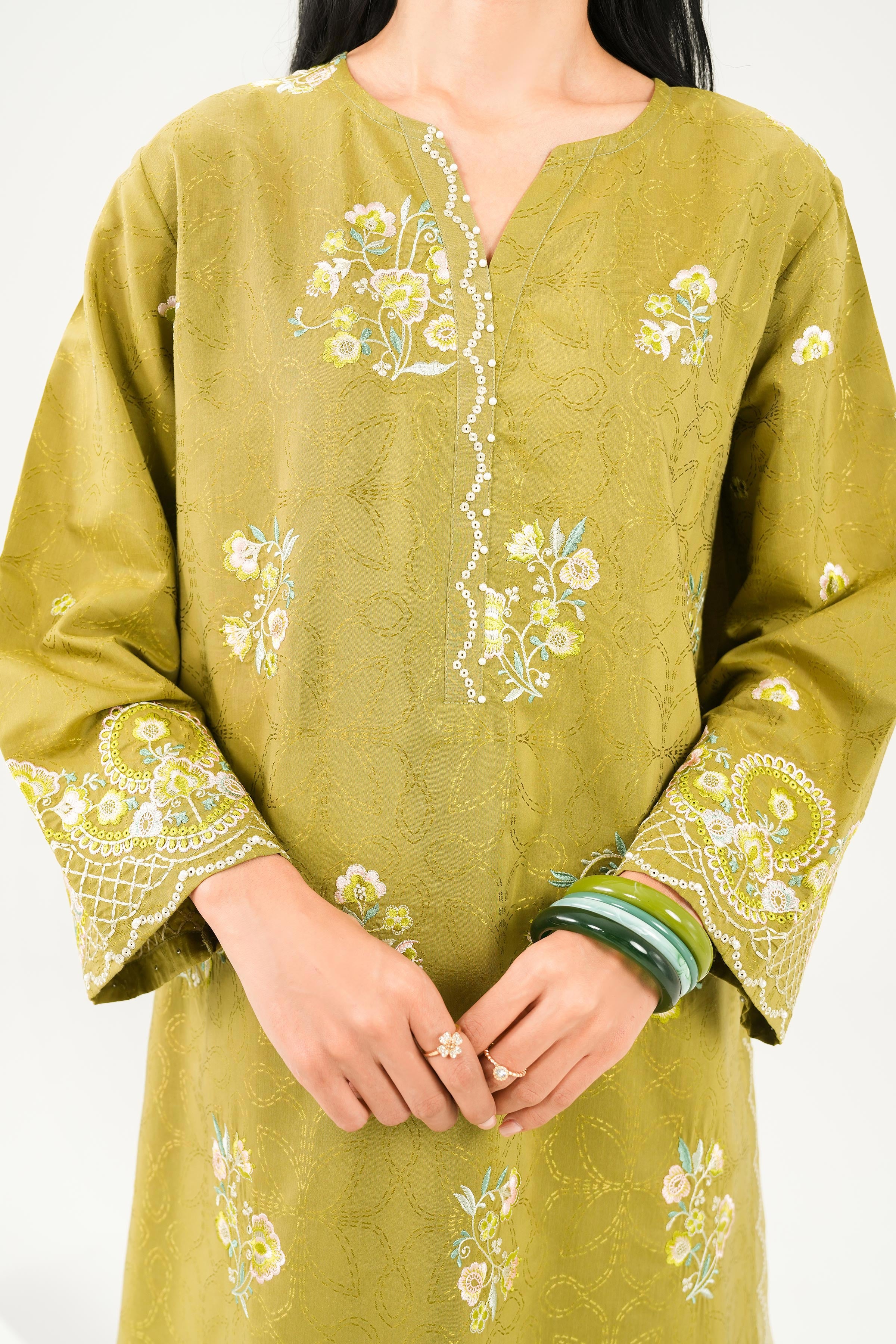 2 Piece - Embroidered Suit - PW25-337 for Women - Pret Collection | Nishat | Shop Online