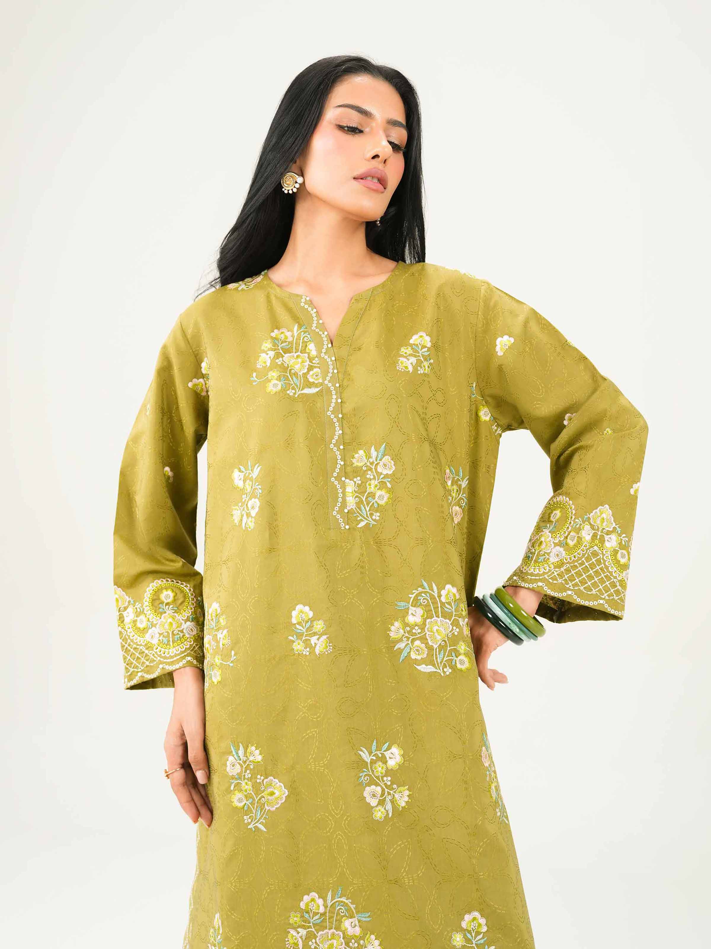 2 Piece - Embroidered Suit - PW25-337