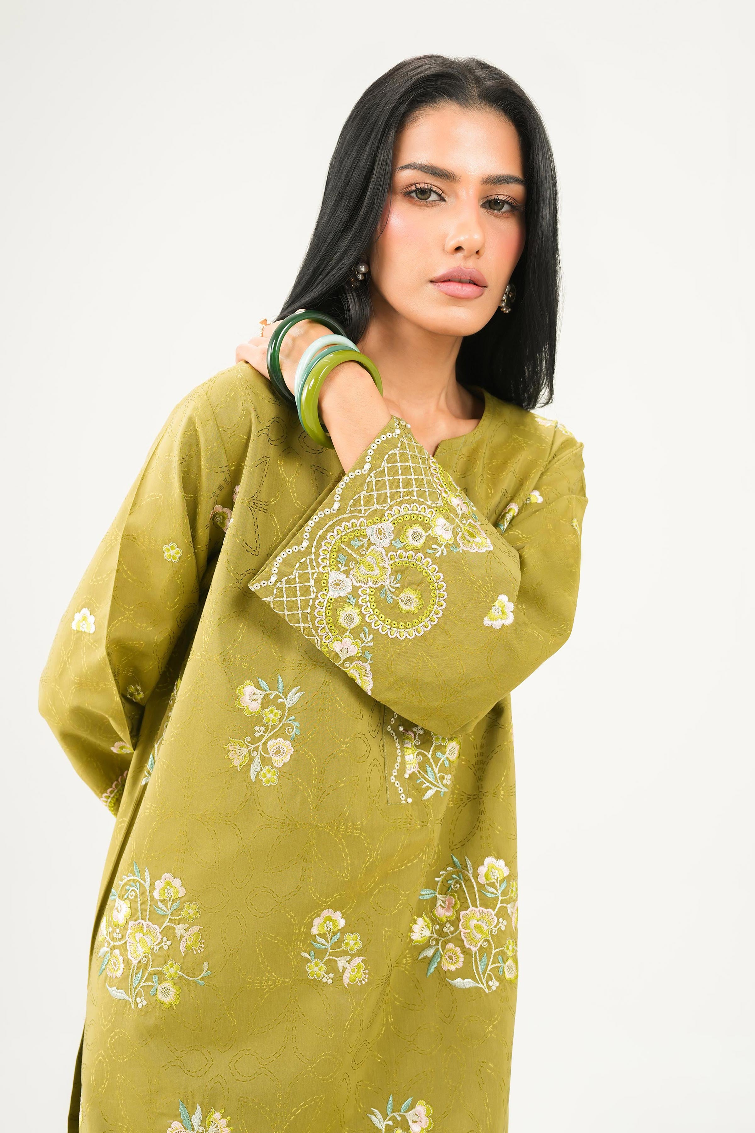2 Piece - Embroidered Suit - PW25-337 for Women - Pret Collection | Nishat | Shop Online