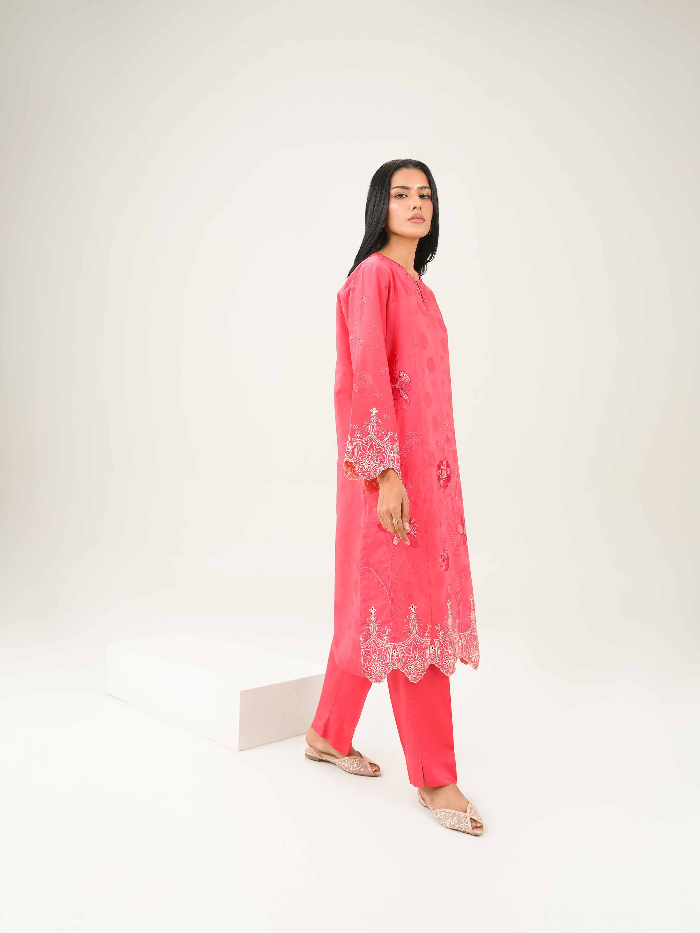 2 Piece - Embroidered Suit - PW25-338