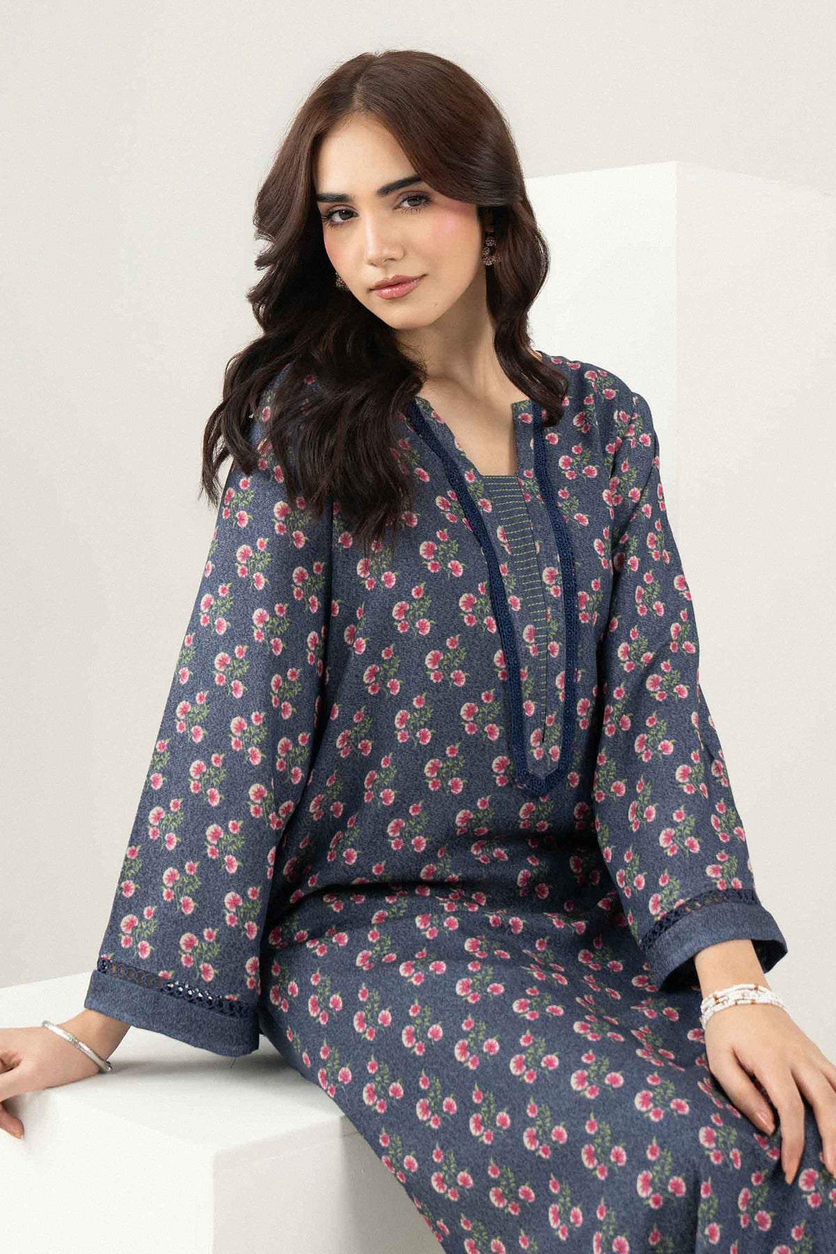 2 Piece - Printed Suit - PW25-345 for Women - Pret Collection | Nishat | Shop Online