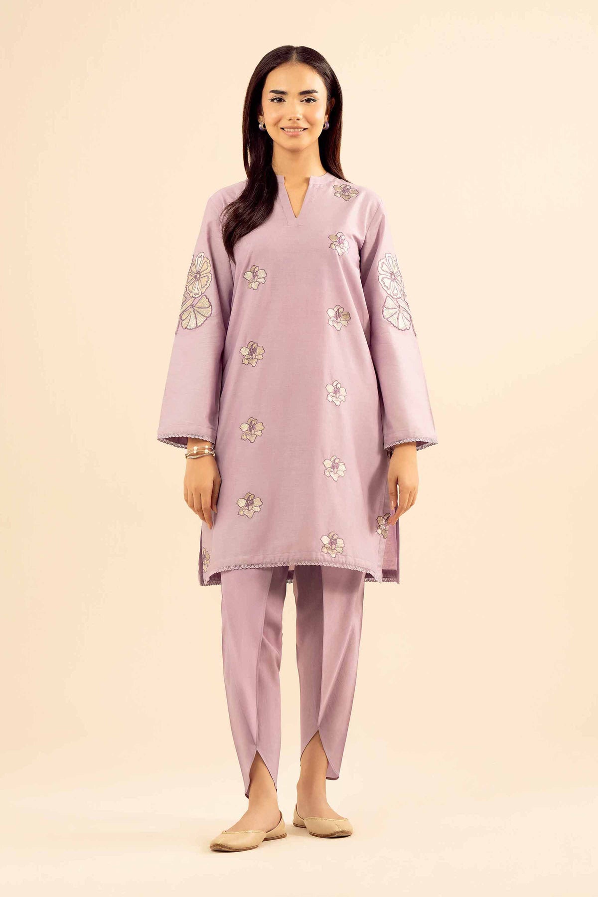 2 Piece - Embroidered Suit - PW25-36 for Women - Pret Collection | Nishat | Shop Online