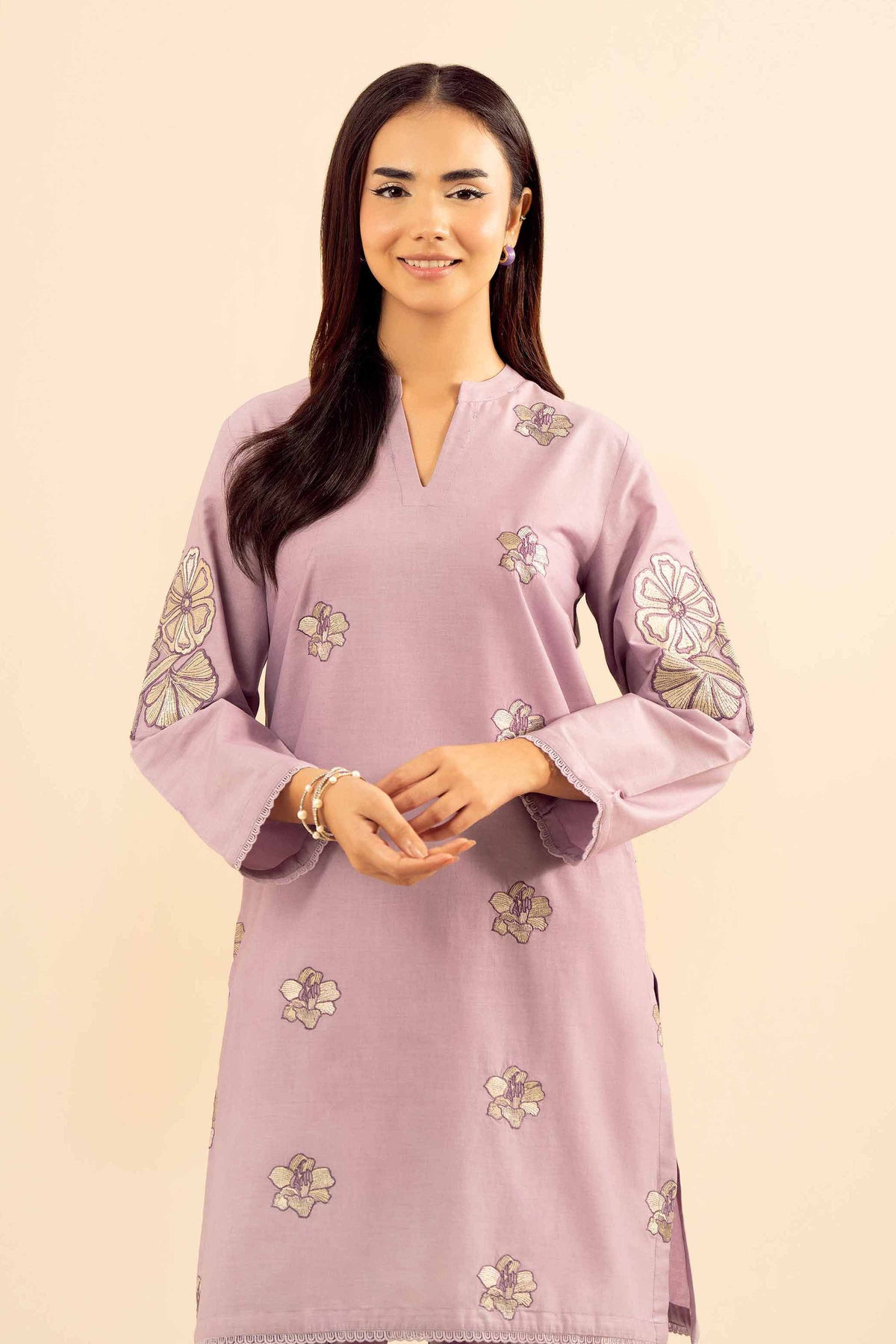 2 Piece - Embroidered Suit - PW25-36 for Women - Pret Collection | Nishat | Shop Online