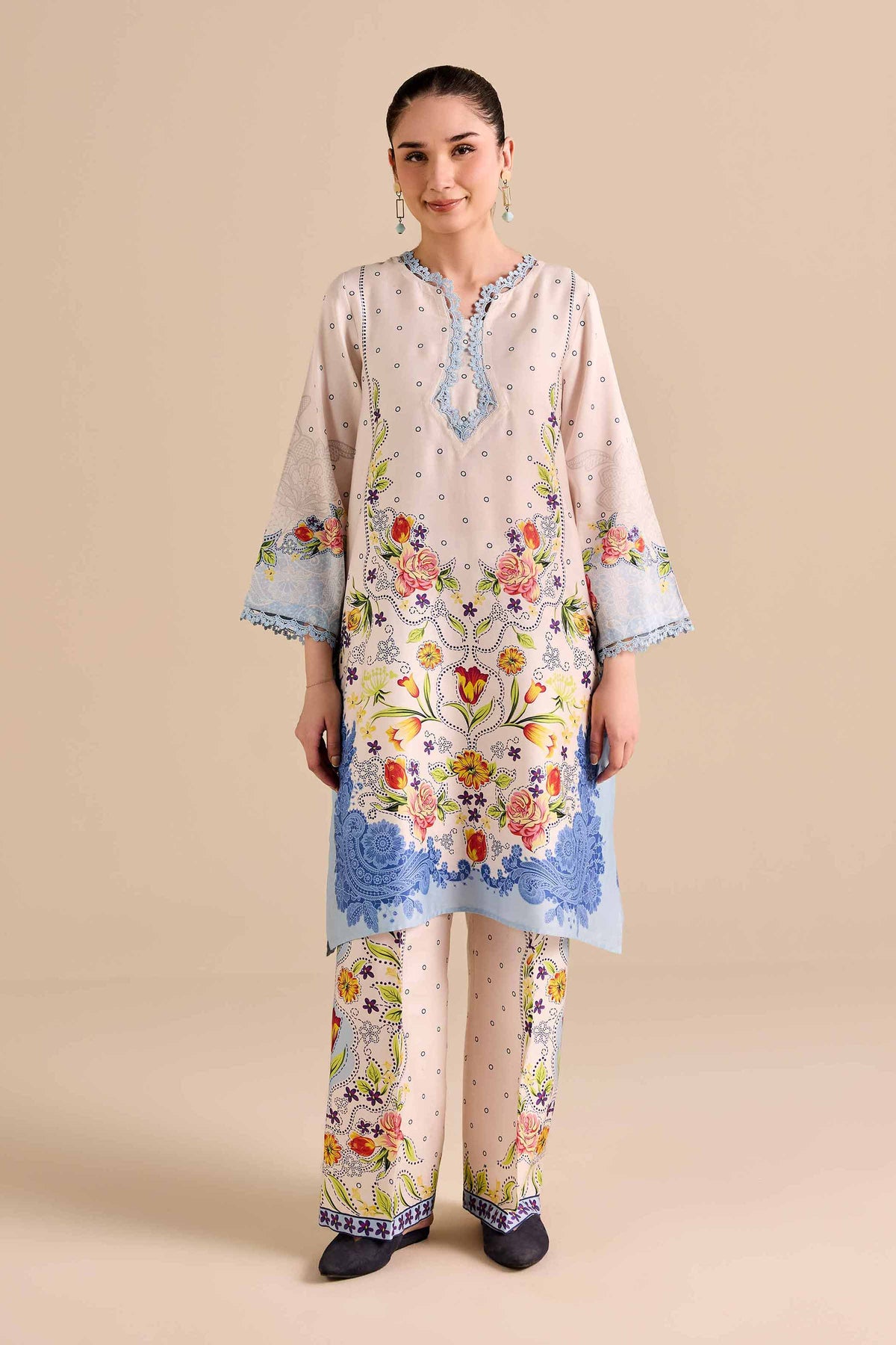 2 Piece - Printed Suit - PW25-369 for Women - Pret Collection | Nishat | Shop Online