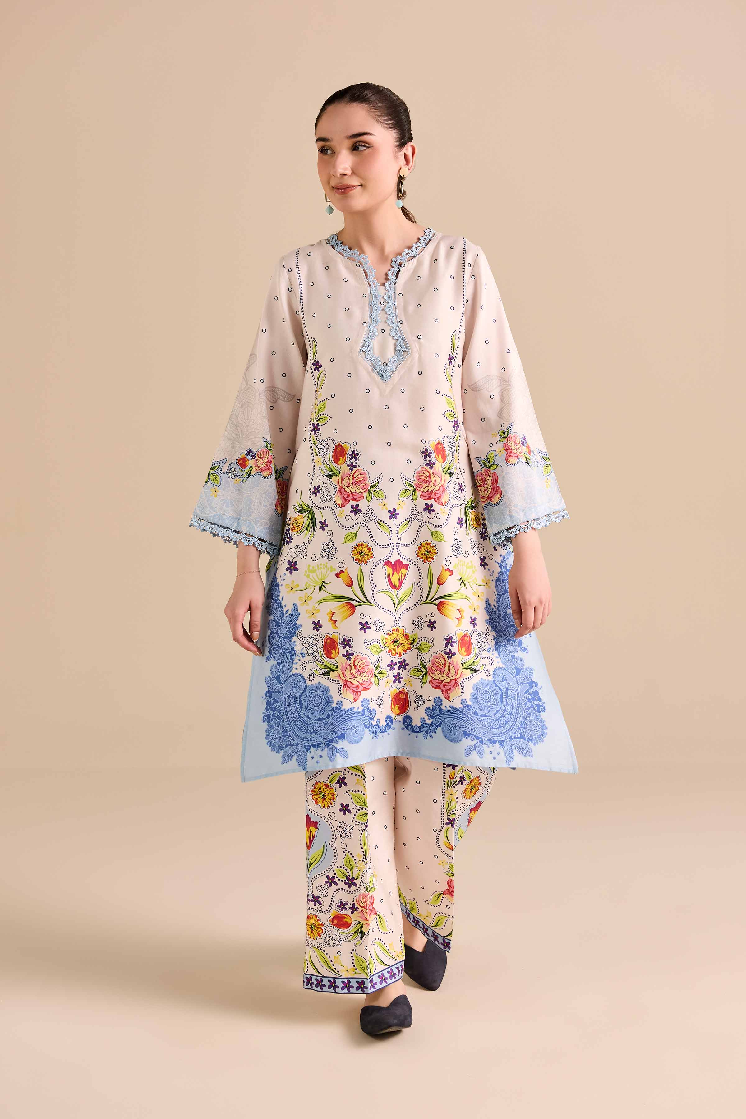 2 Piece - Printed Suit - PW25-369 for Women - Pret Collection | Nishat | Shop Online