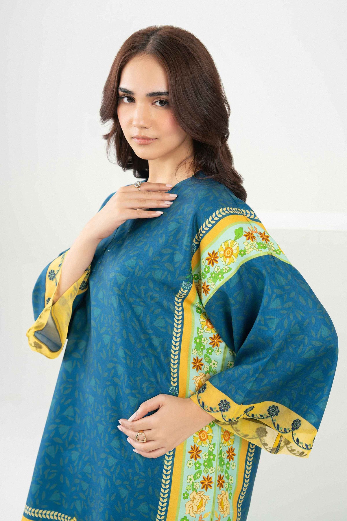 2 PIECE - PRINTED EMBROIDERED SUIT - PW25-371 for Women - Pret Collection | Nishat | Shop Online