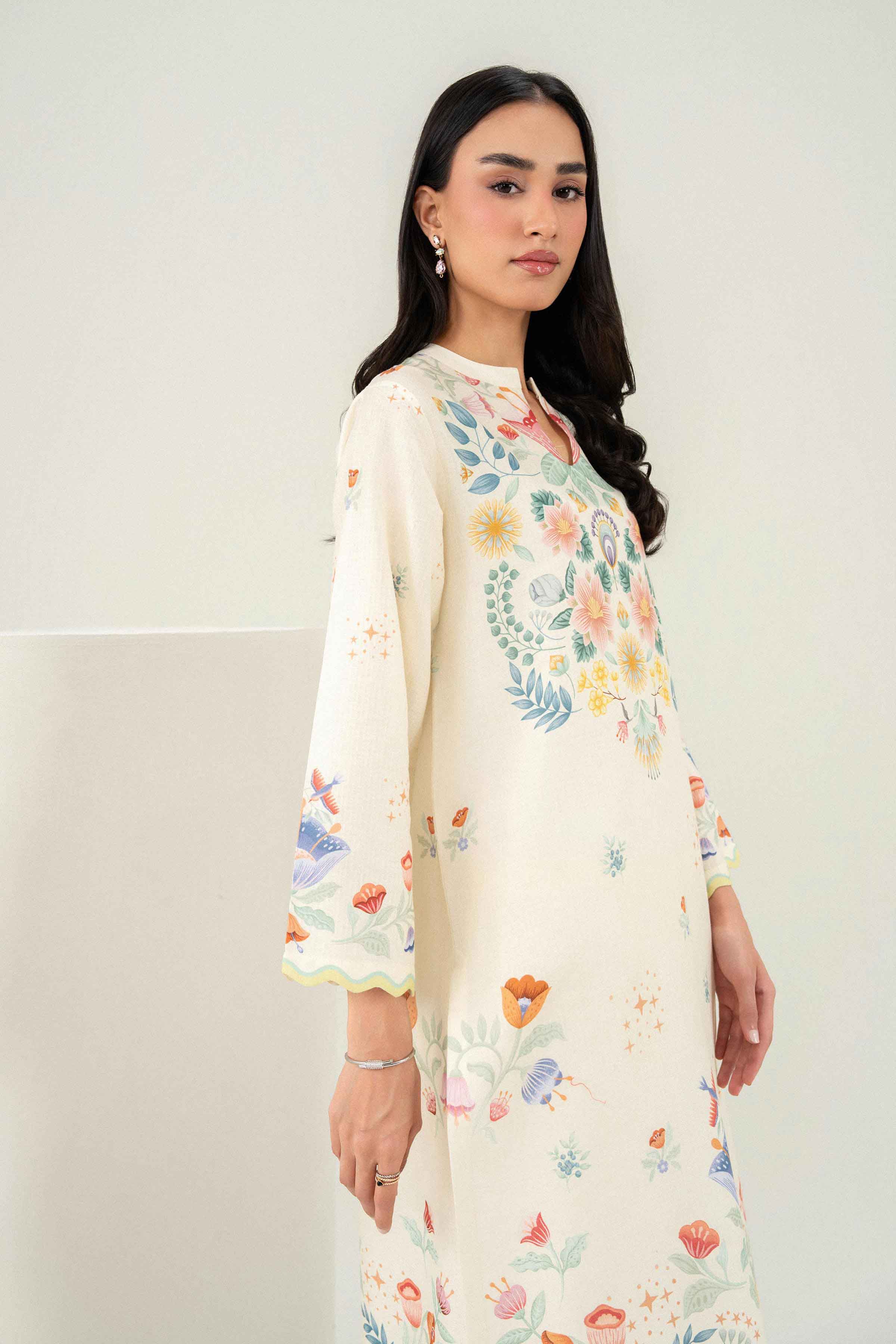 2 Piece - Embroidered Suit - PW25-389 for Women - Pret Collection | Nishat | Shop Online