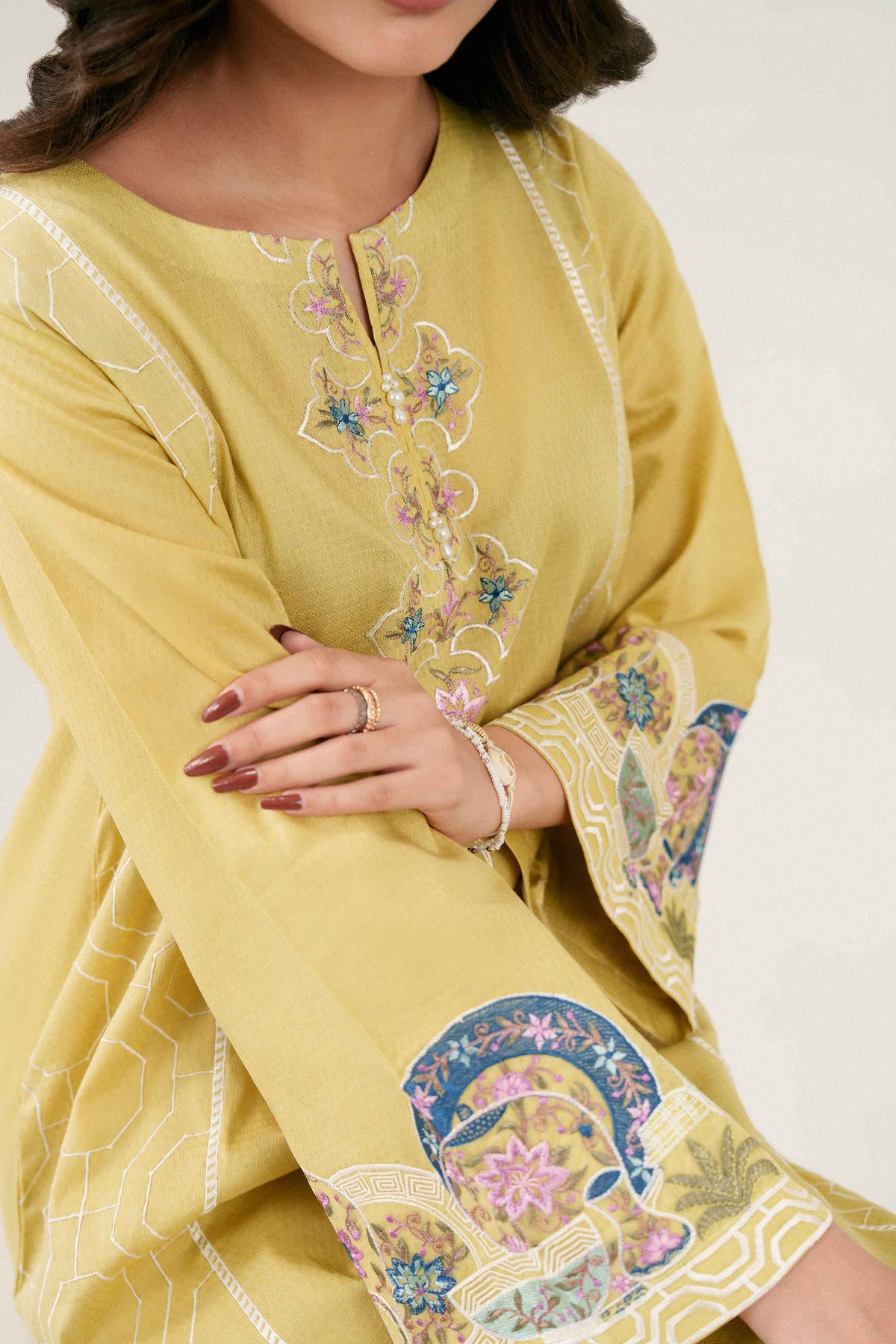 2 PIECE - EMBROIDERED SUIT - PW25-391 for Women - Pret Collection | Nishat | Shop Online