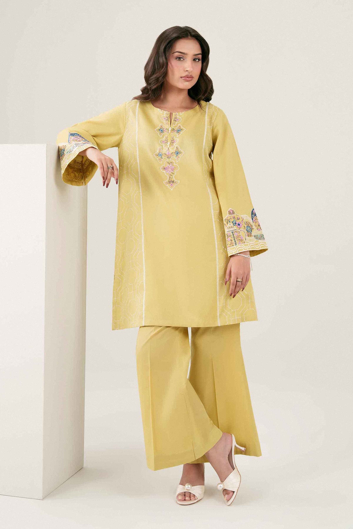 2 PIECE - EMBROIDERED SUIT - PW25-391 for Women - Pret Collection | Nishat | Shop Online