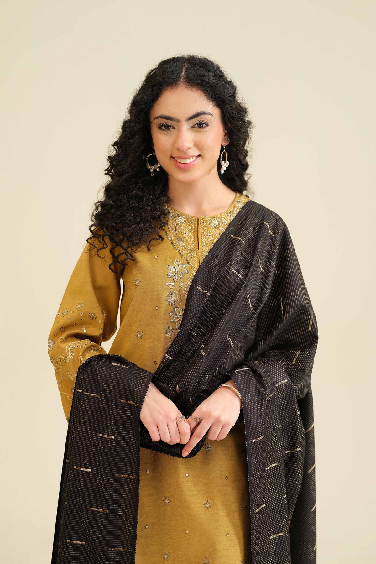3 Piece - Embroidered Suit - PW25-401 for Women - Pret Collection | Nishat | Shop Online