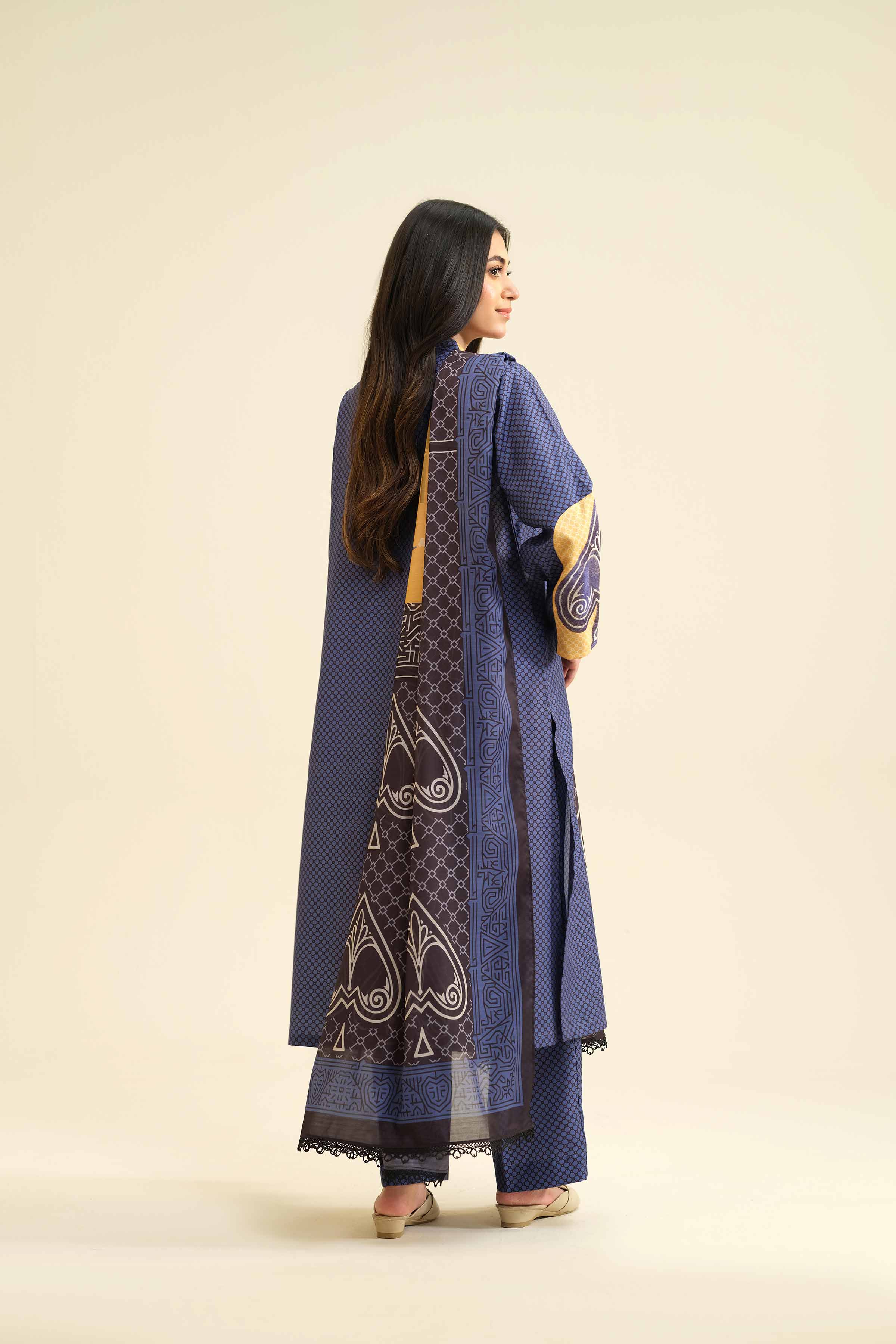 3 Piece - Printed Embroidered Suit - PW25-408 for Women - Pret Collection | Nishat | Shop Online