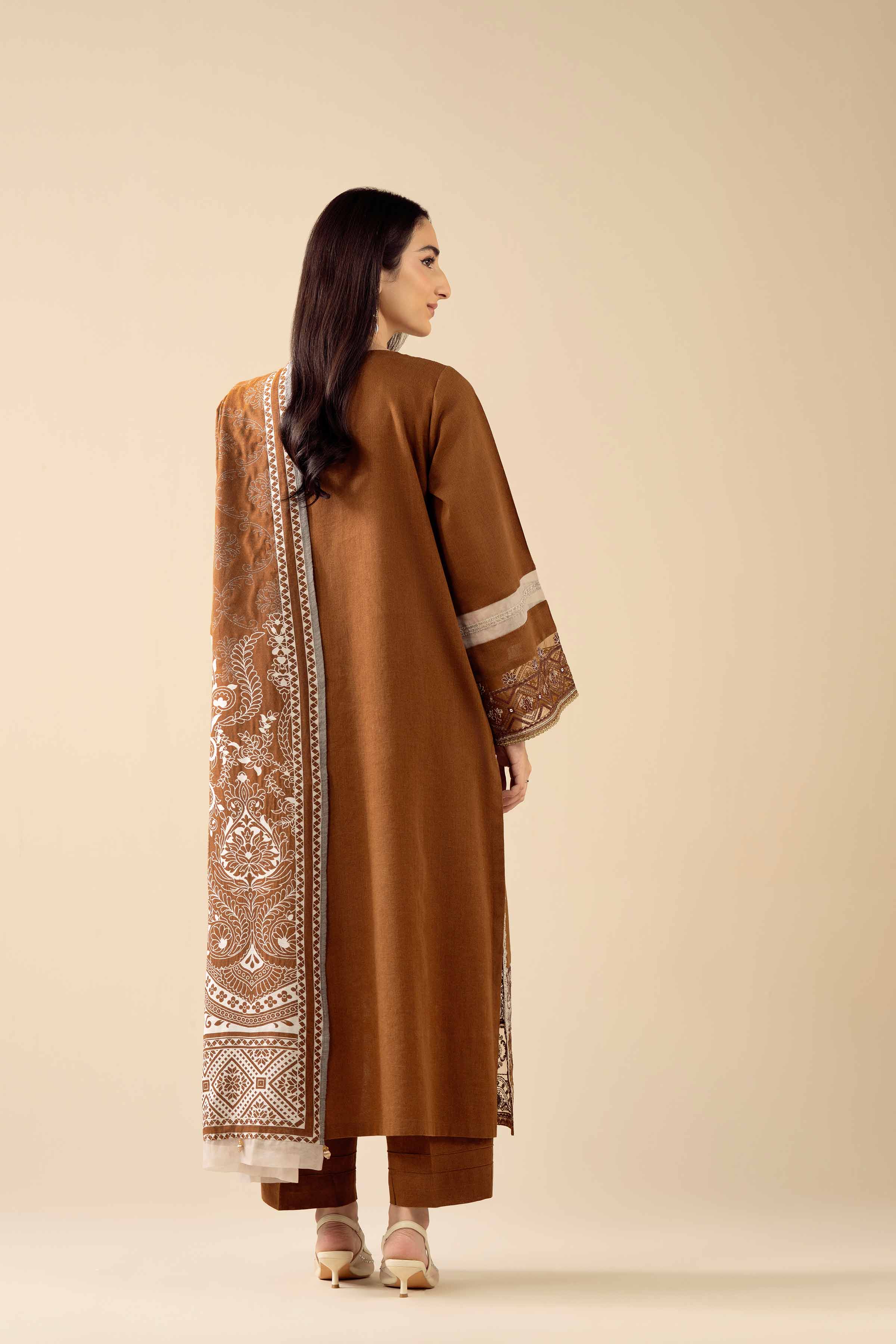 3 Piece - Embroidered Suit - PW25-433 for Women - Pret Collection | Nishat | Shop Online