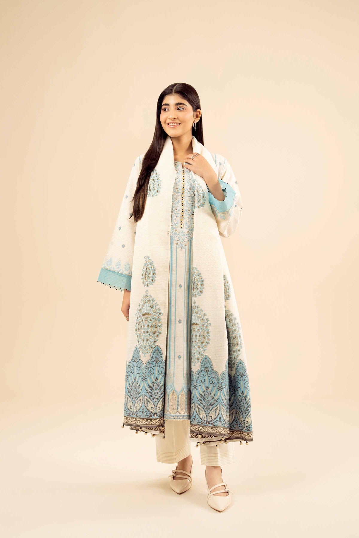 3 Piece - Printed Suit - PW25-456 for Women - Pret Collection | Nishat | Shop Online