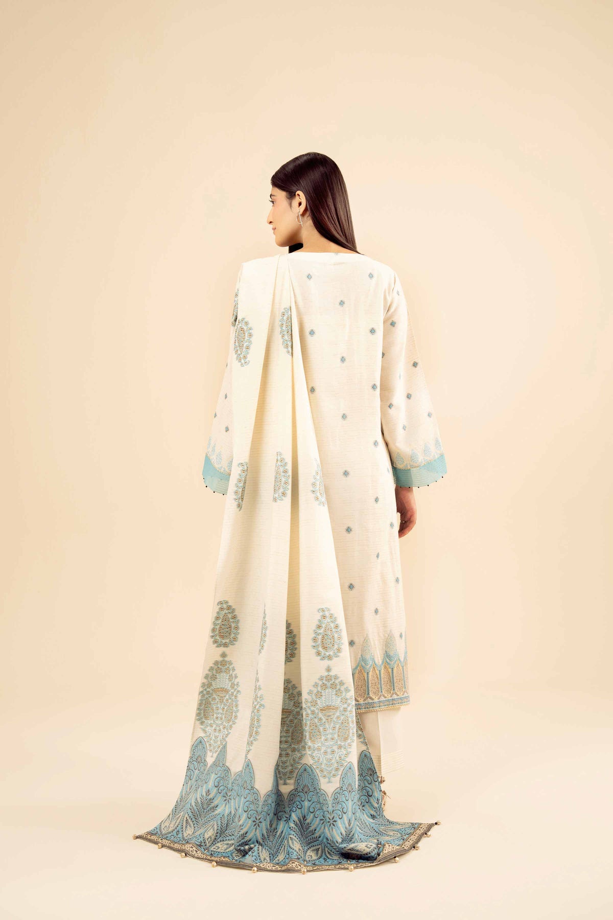 3 Piece - Printed Suit - PW25-456 for Women - Pret Collection | Nishat | Shop Online