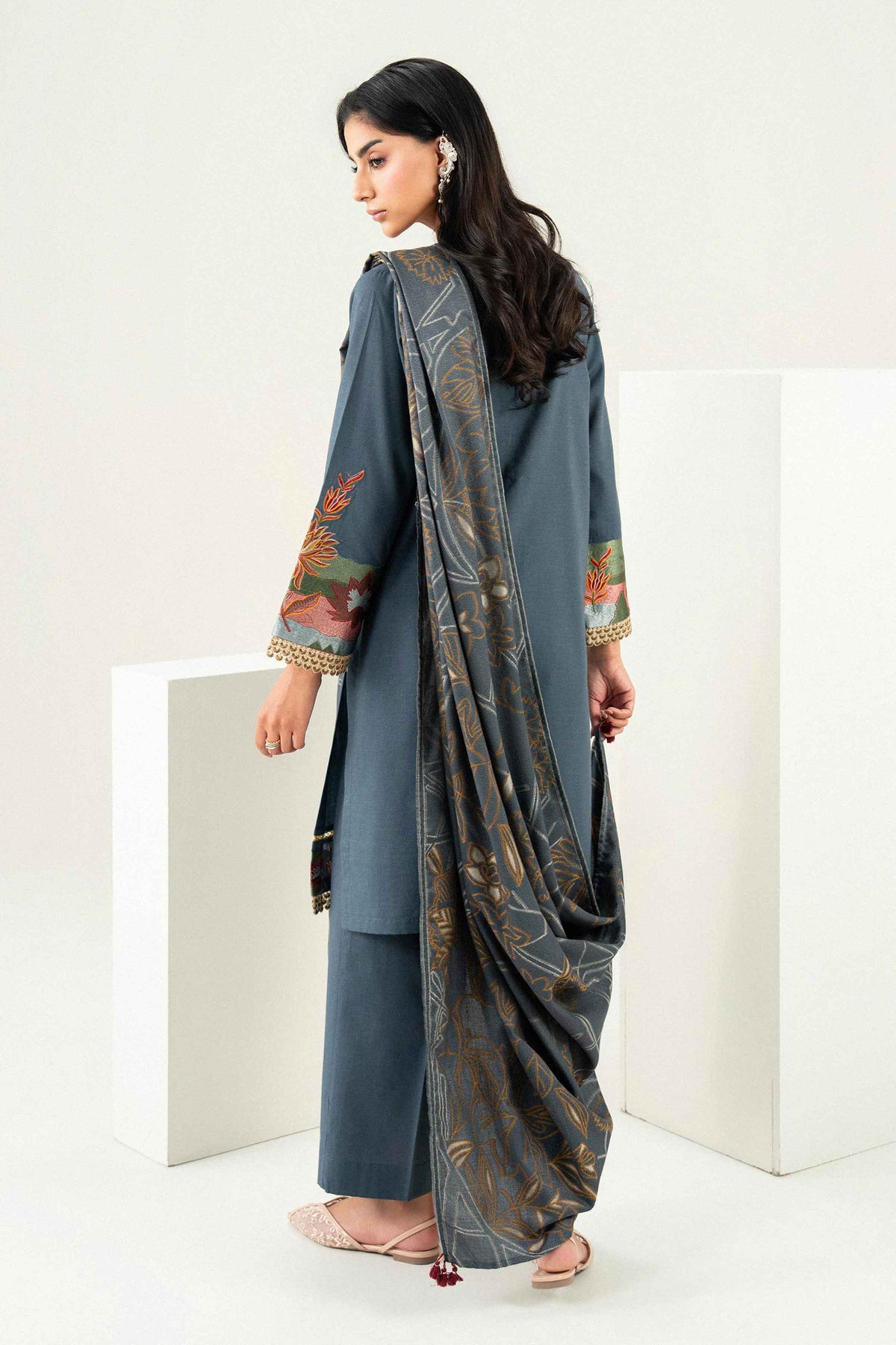 3 Piece - Embroidered Suit - PW25-462 for Women - Pret Collection | Nishat | Shop Online