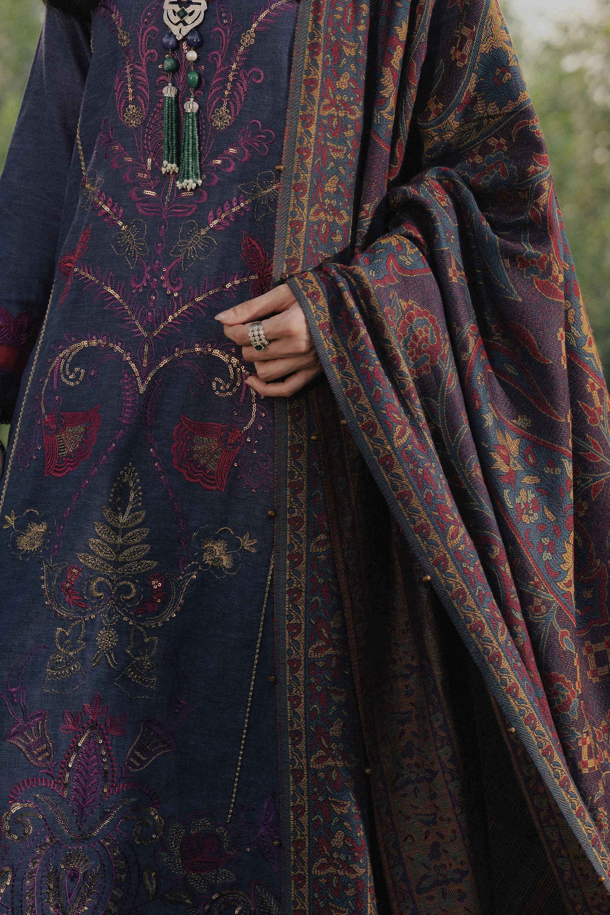 3 Piece - Embroidered Suit - PW25-478 for Women - Pret Collection | Nishat | Shop Online