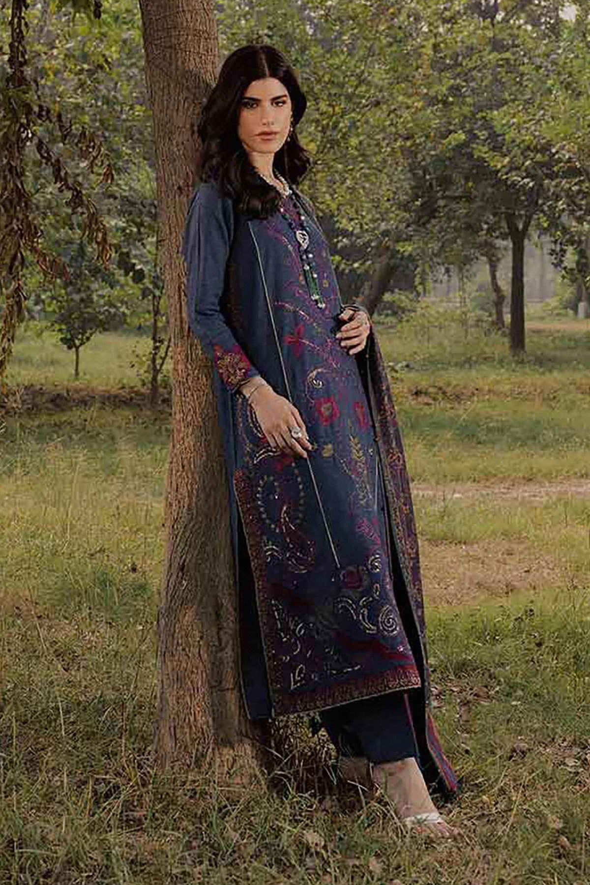 3 Piece - Embroidered Suit - PW25-478 for Women - Pret Collection | Nishat | Shop Online