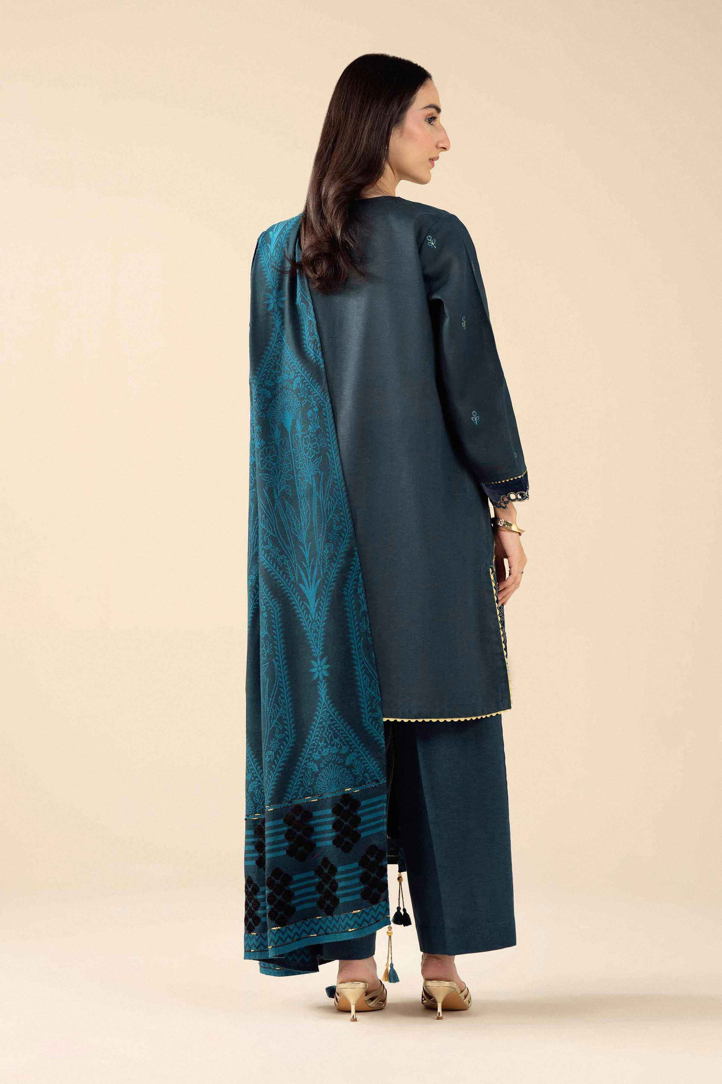 3 Piece - Embroidered Suit - PW25-490 for Women - Pret Collection | Nishat | Shop Online