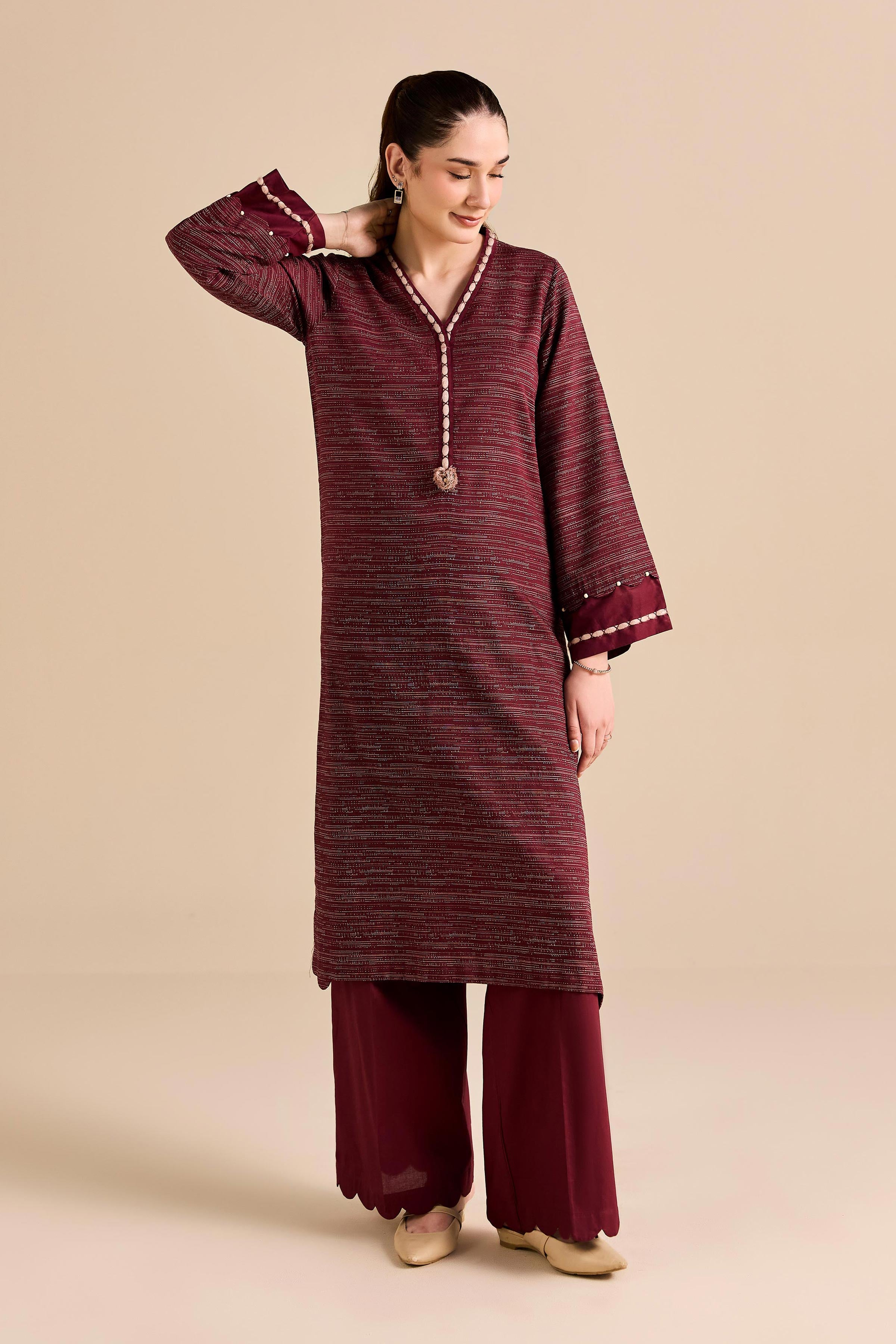 2 Piece - Embroidered Suit - PW25-514 for Women - Pret Collection | Nishat | Shop Online