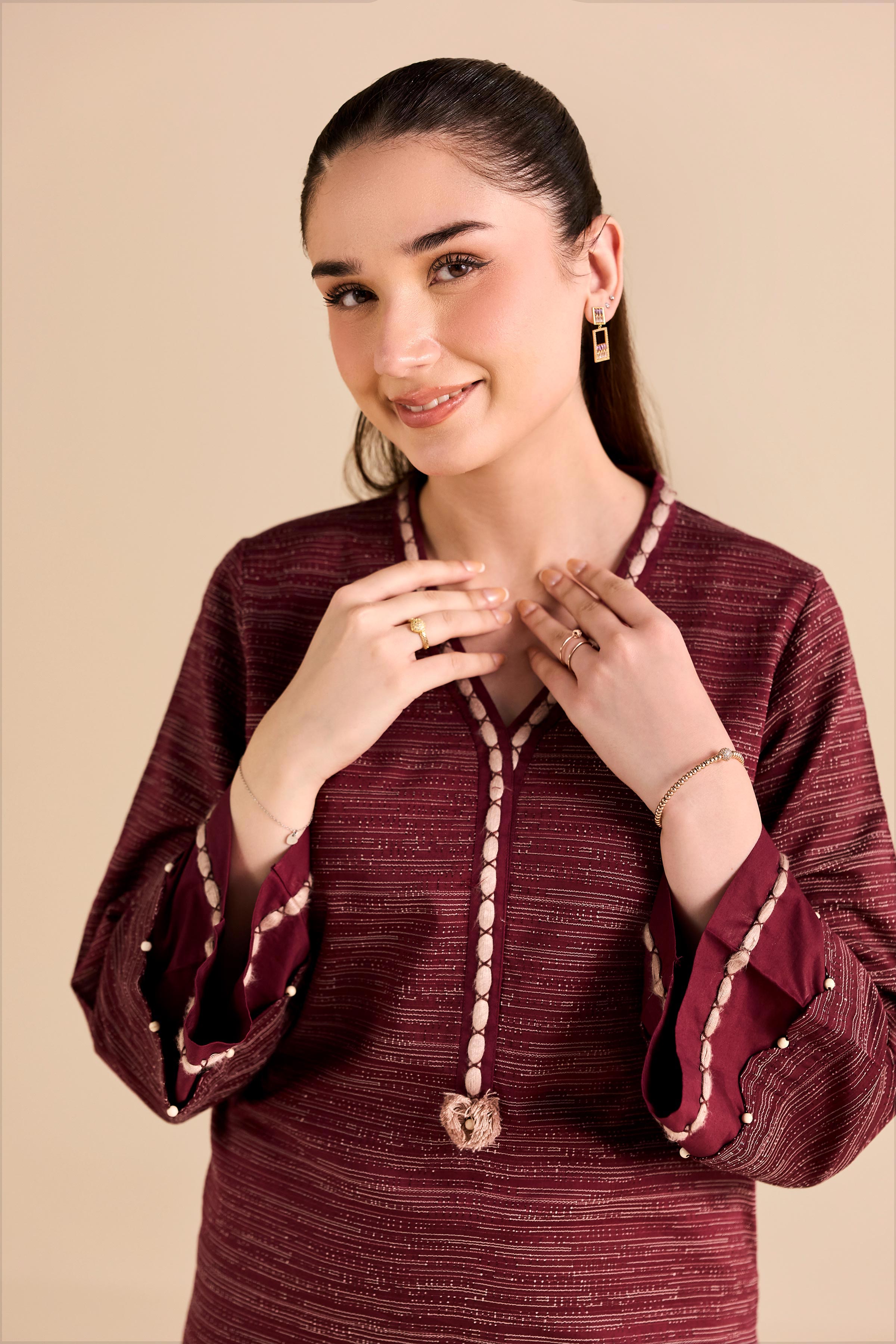 2 Piece - Embroidered Suit - PW25-514 for Women - Pret Collection | Nishat | Shop Online