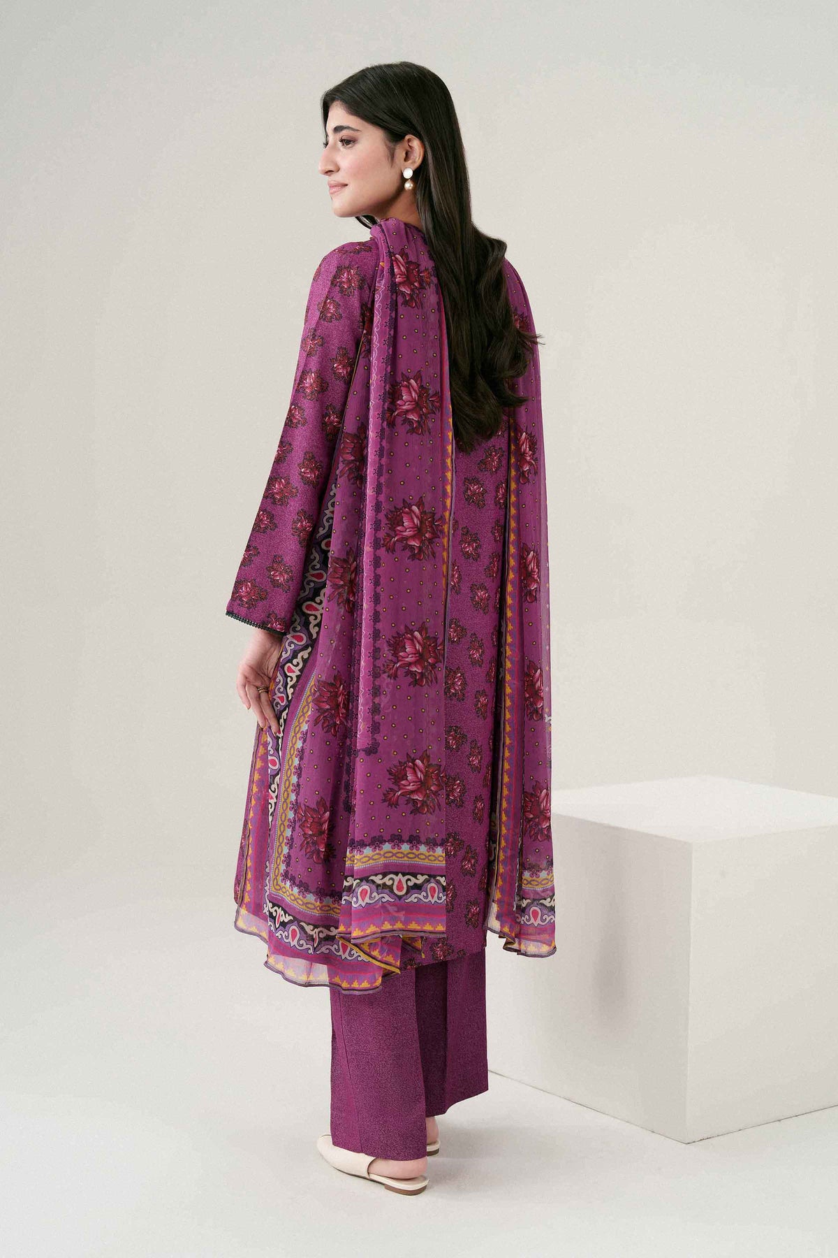 3 PIECE - PRINTED SUIT - PW25-518
