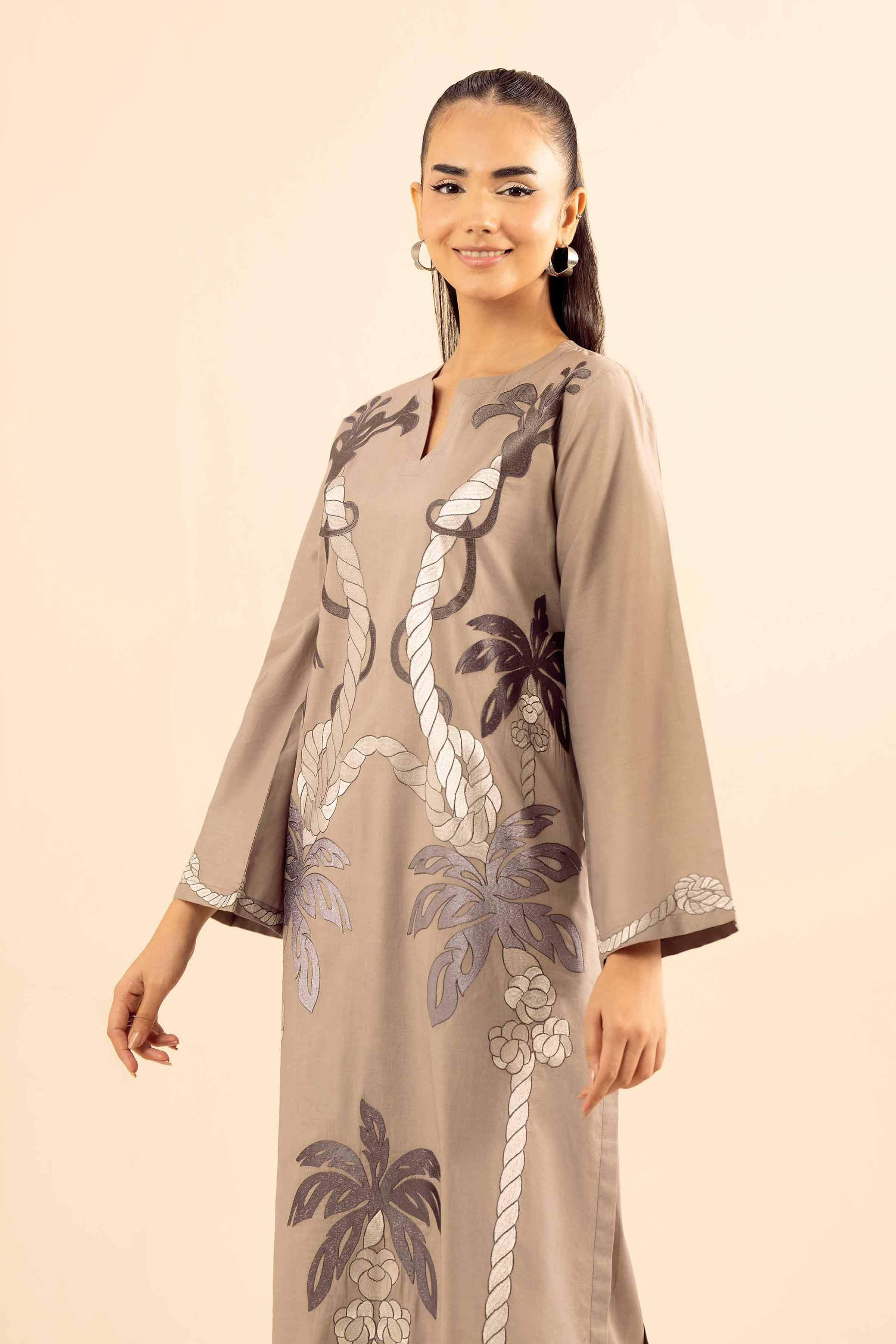2 Piece - Embroidered Suit - PW25-54 for Women - Pret Collection | Nishat | Shop Online