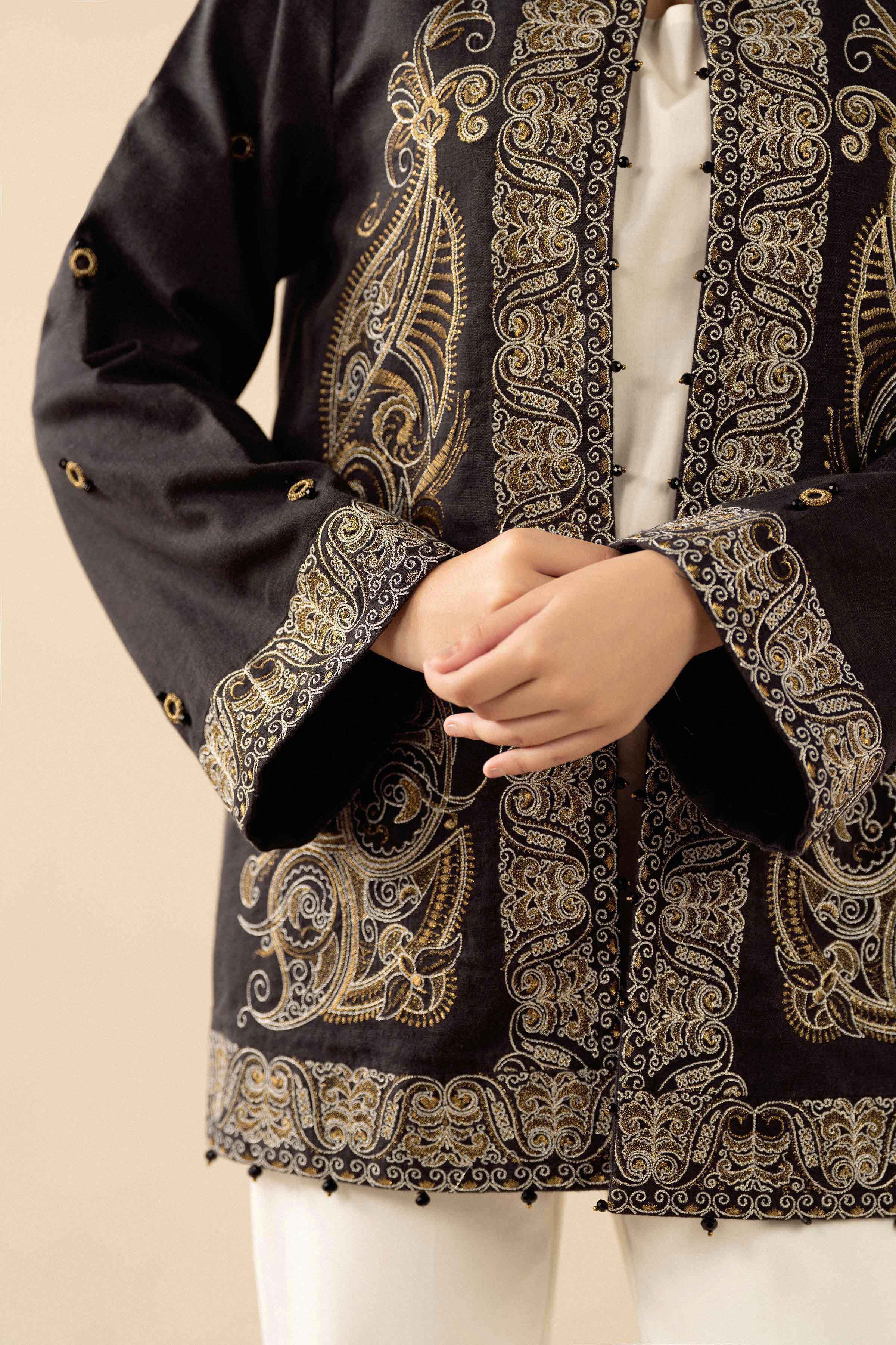 Embroidered Jacket - PW25-550 for Women - Pret Collection | Nishat | Shop Online