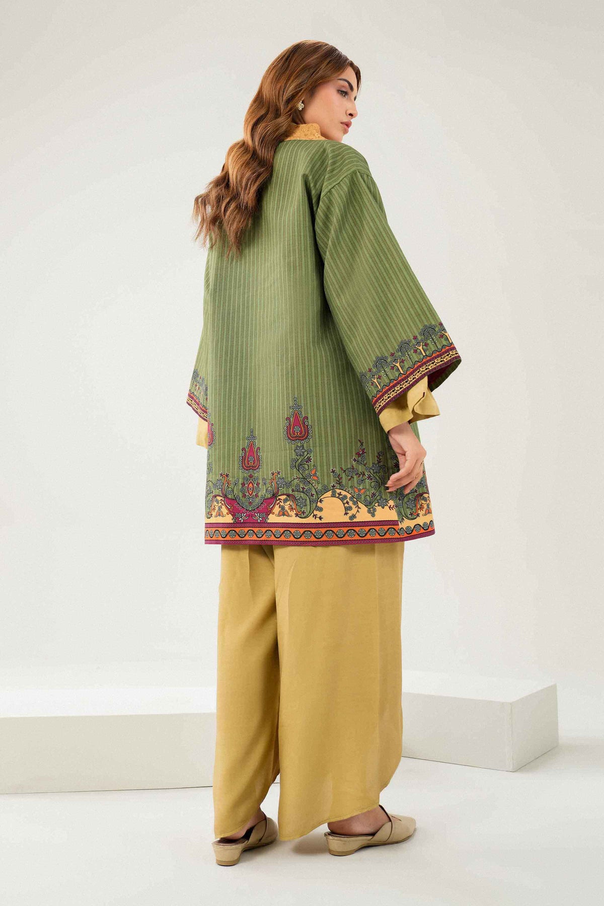 Printed Jacket - PW25-552 for Women - Pret Collection | Nishat | Shop Online