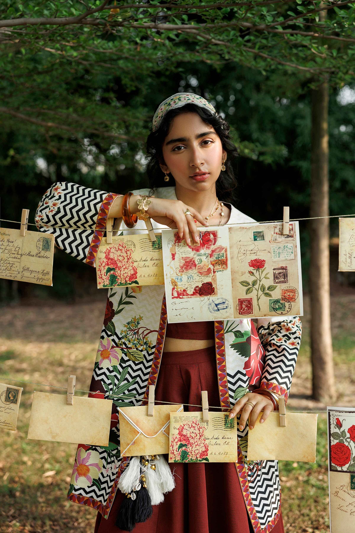 Printed Jacket - PW25-556 for Women - Pret Collection | Nishat | Shop Online