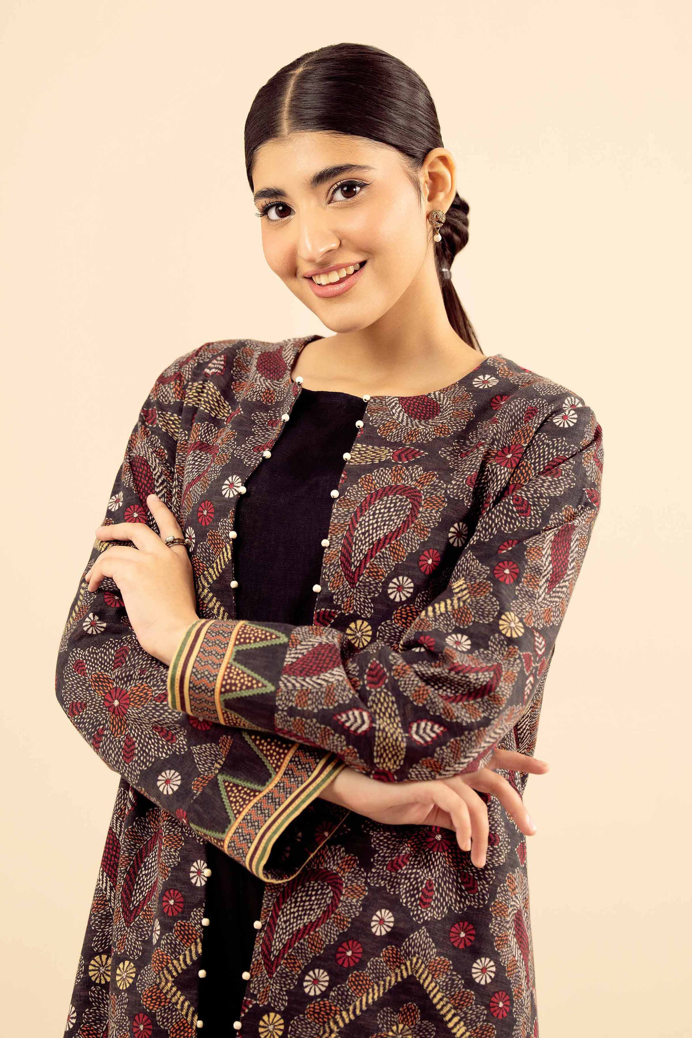 Printed Jacket - PW25-559 for Women - Pret Collection | Nishat | Shop Online